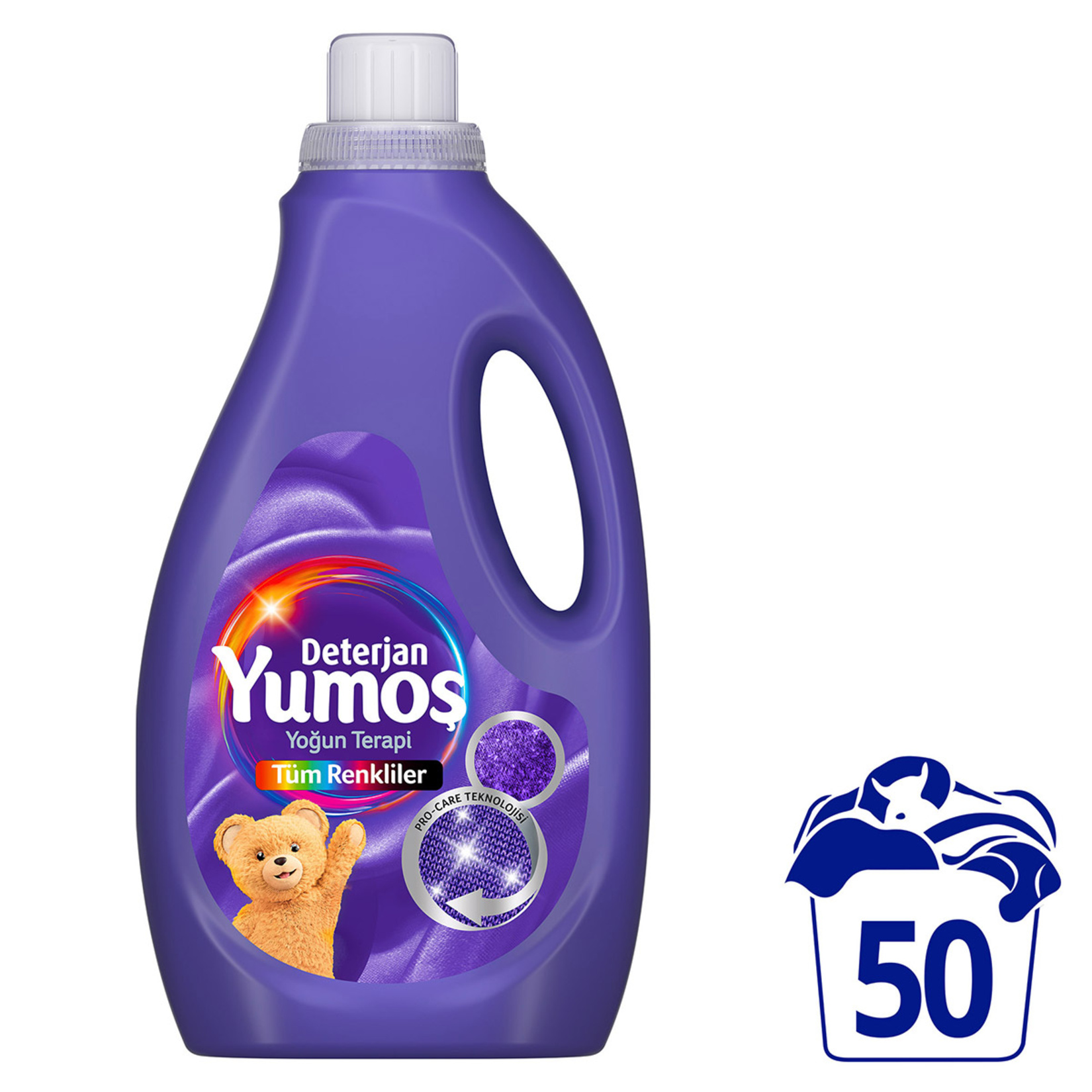 Yumoş Sıvı Deterjan Tüm Renkler 2.5 L - Görsel 2