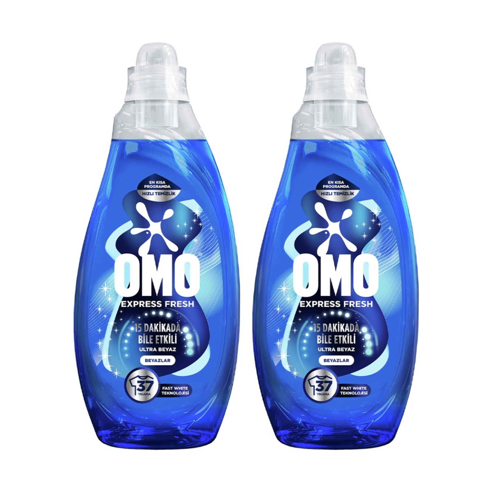 Omo Express Fresh Beyazlar 2  x 1.48 L - Görsel 1