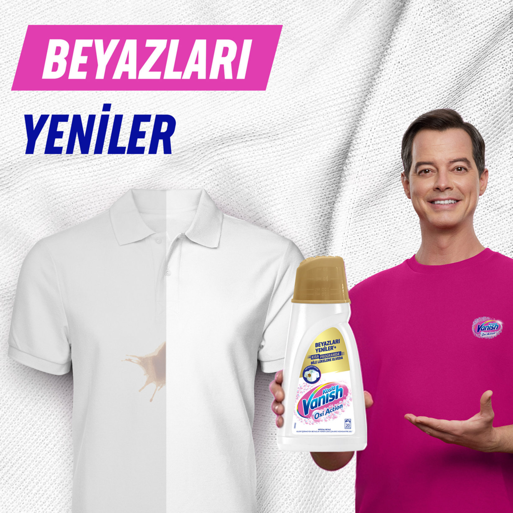 Kosla Vanish Multipower Sıvı Leke Çıkarıcı Beyaz 1 L - Görsel 2