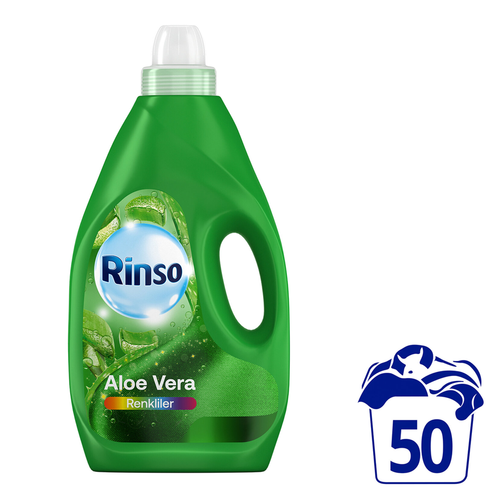 Rinso Sıvı Çamaşır Deterjanı Komple Bakım Serisi Renkliler İçin 50 Yıkama 3 L - Görsel 2