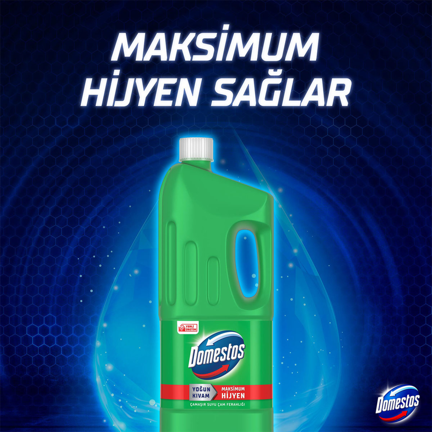 Domestos Çamaşır Suyu Çam Ferahlığı 1.850 Ml - Görsel 3