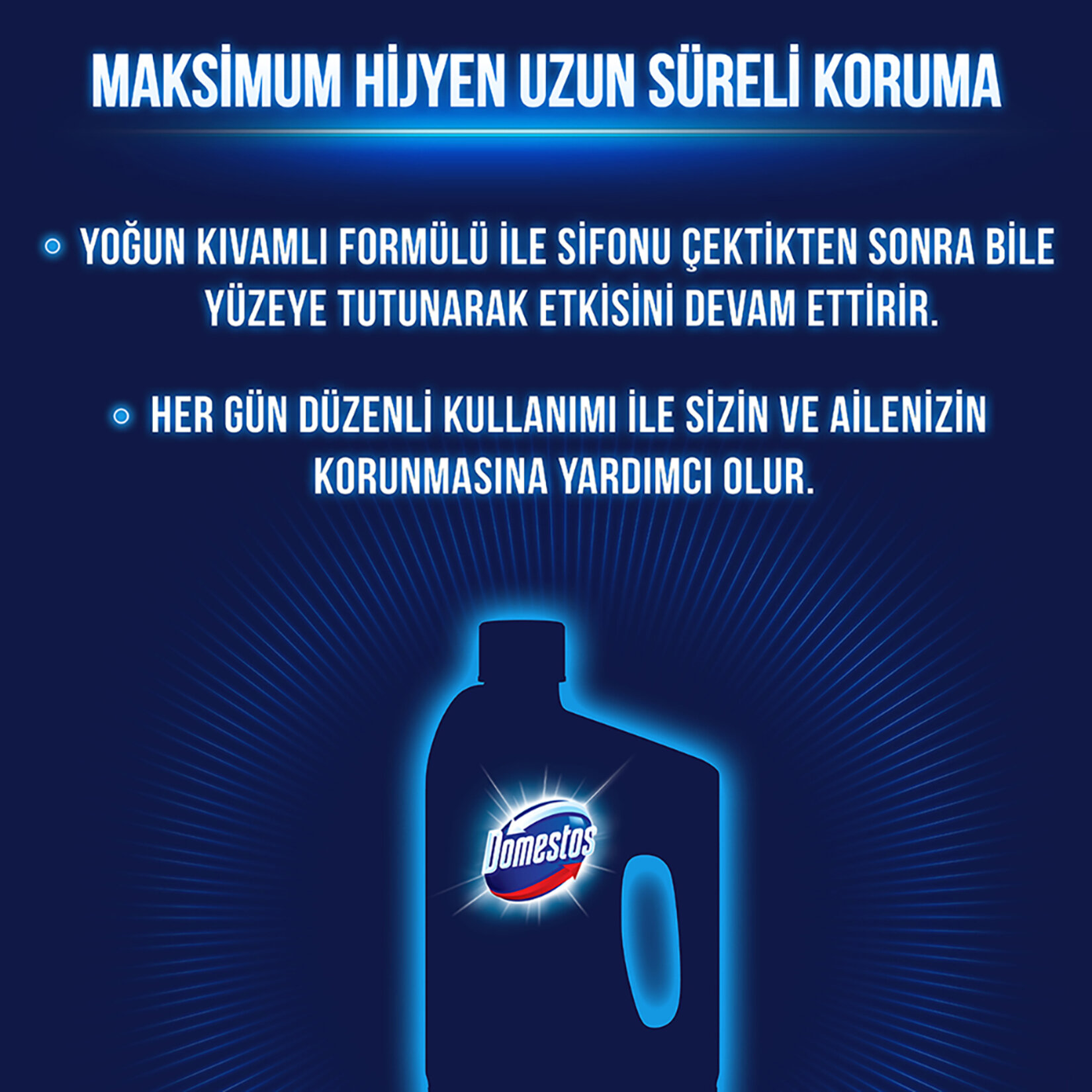 Domestos Çamaşır Suyu Okyanus Ferahlığı 1850 Ml - Görsel 5