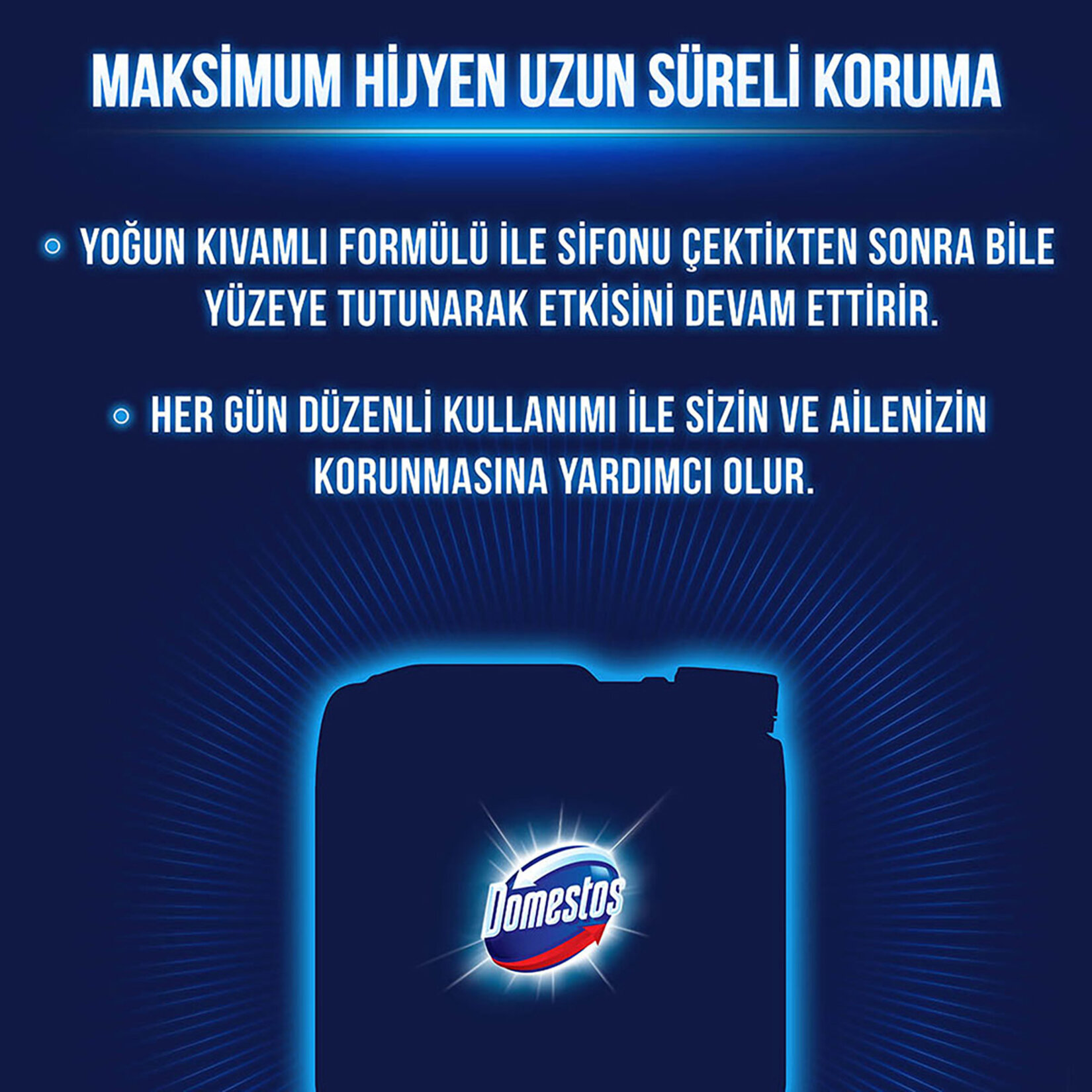Domestos Yoğun Kıvamlı Çamaşır Suyu Ultra Beyaz Maksimum Hijyen Büyük Boy 3240 Ml - Görsel 5