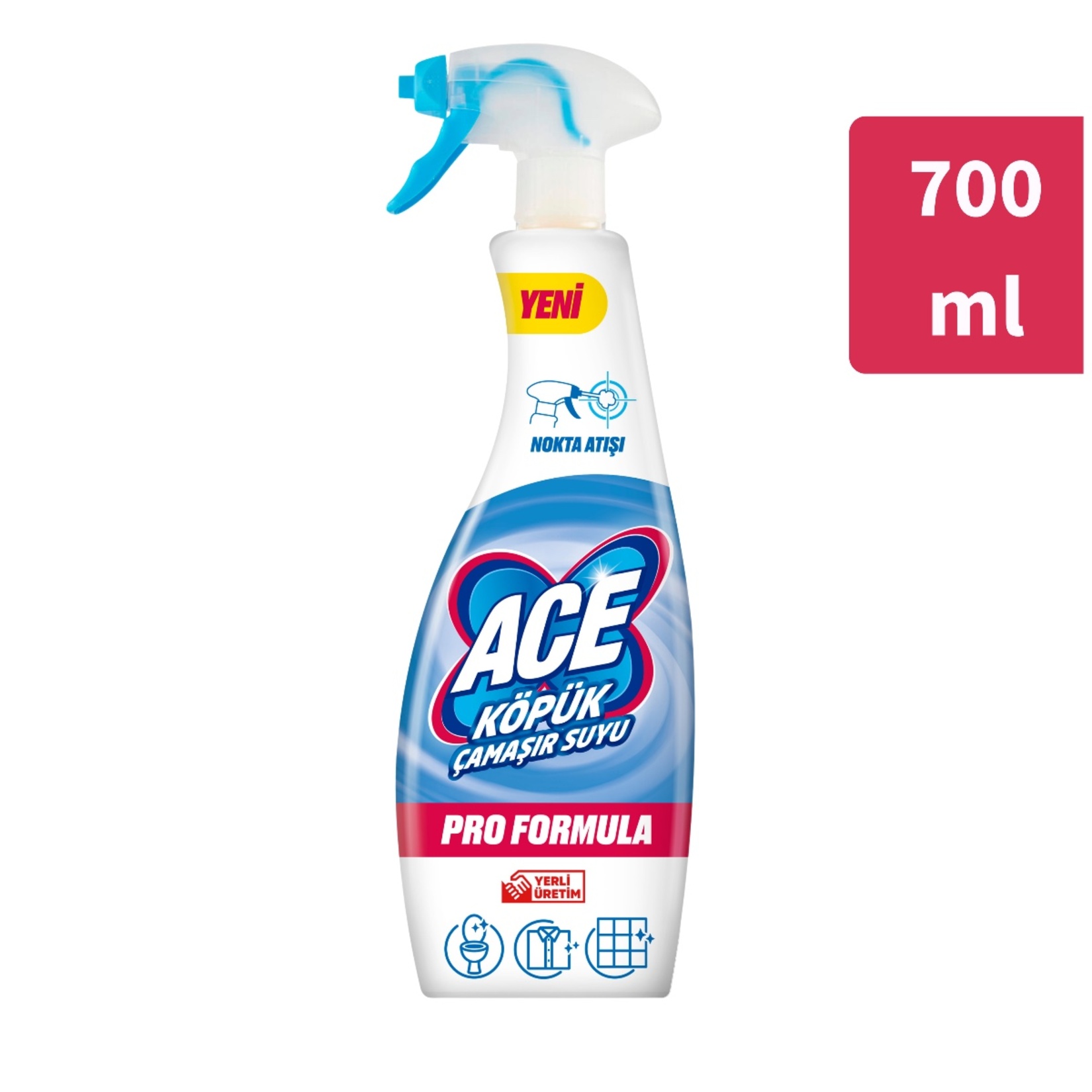 Ace Çamaşır Sulu Pro.formül Köpük Sprey 700Ml - Görsel 2