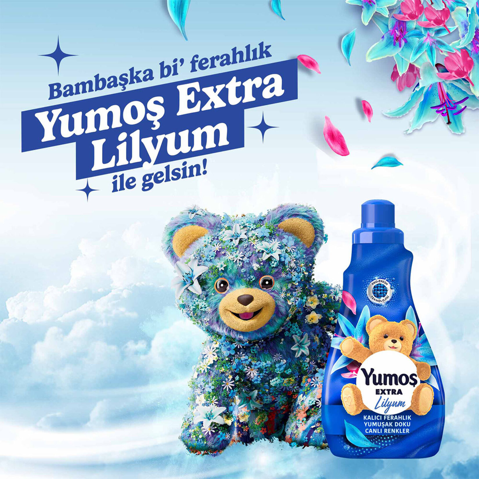 Yumoş Extra Konsantre Çamaşır Yumuşatıcı Lilyum 1008 ml 42 Yıkama - Görsel 3