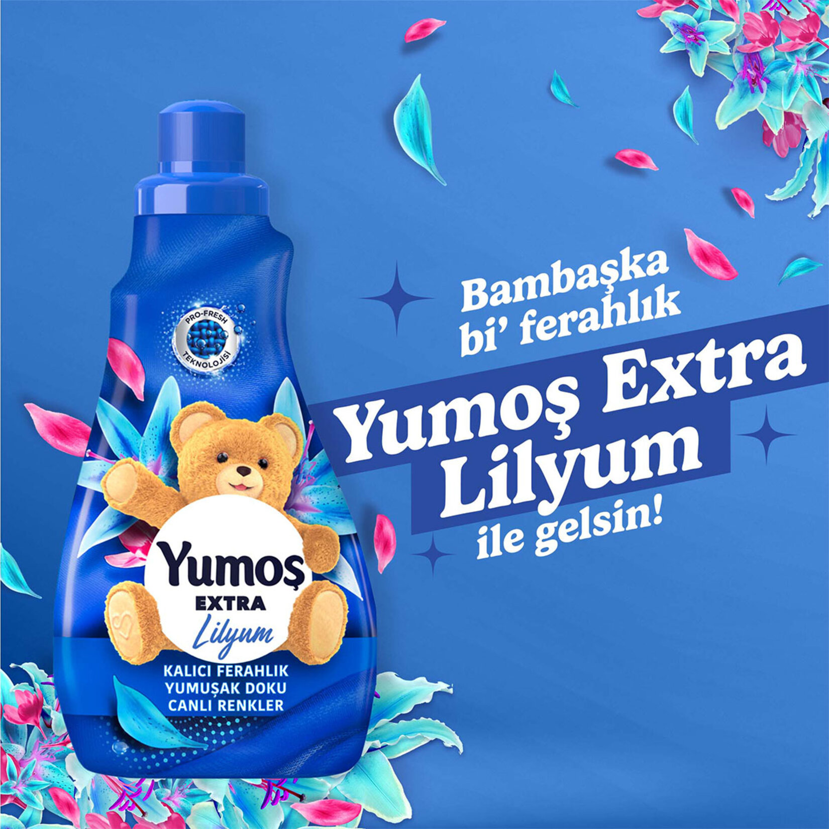 Yumoş Extra Konsantre Çamaşır Yumuşatıcı Lilyum 1008 ml 42 Yıkama - Görsel 4