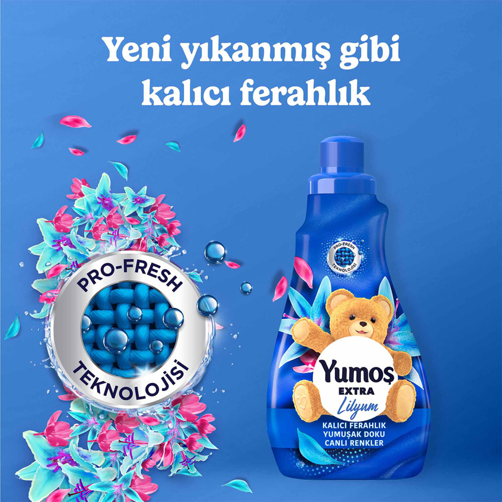 Yumoş Extra Konsantre Çamaşır Yumuşatıcı Lilyum 1008 ml 42 Yıkama - Görsel 5