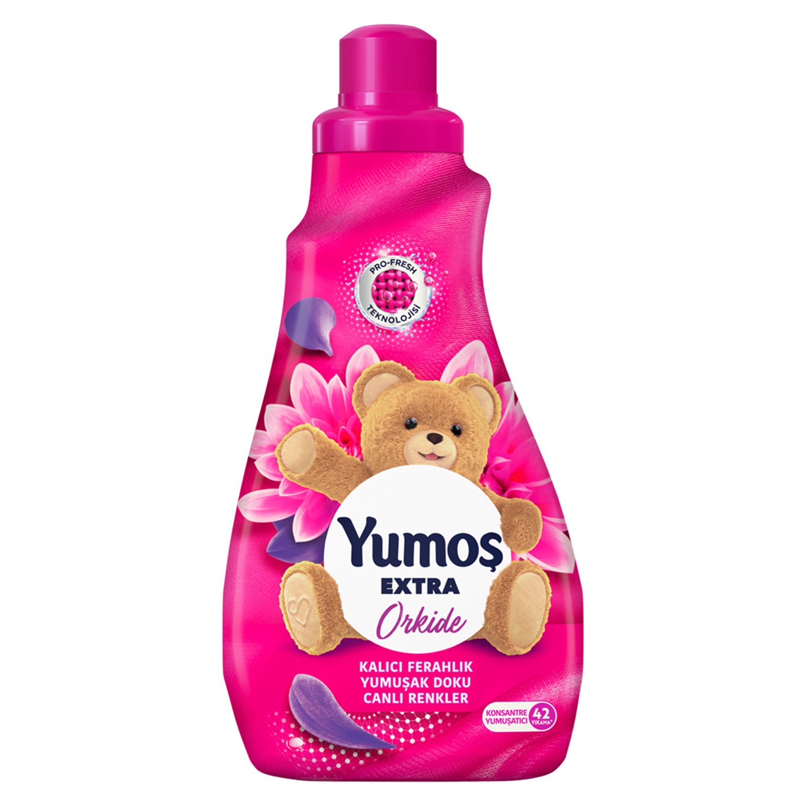 Yumoş Extra Konsantre Çamaşır Yumuşatıcı  Orkide 1008 ml 42 Yıkama - Görsel 1