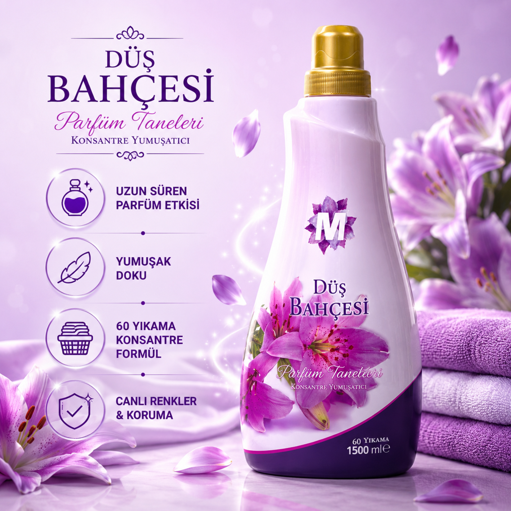 Migros Konsantre Yumuşatıcı Düş Bahçesi 1500 Ml - Görsel 2