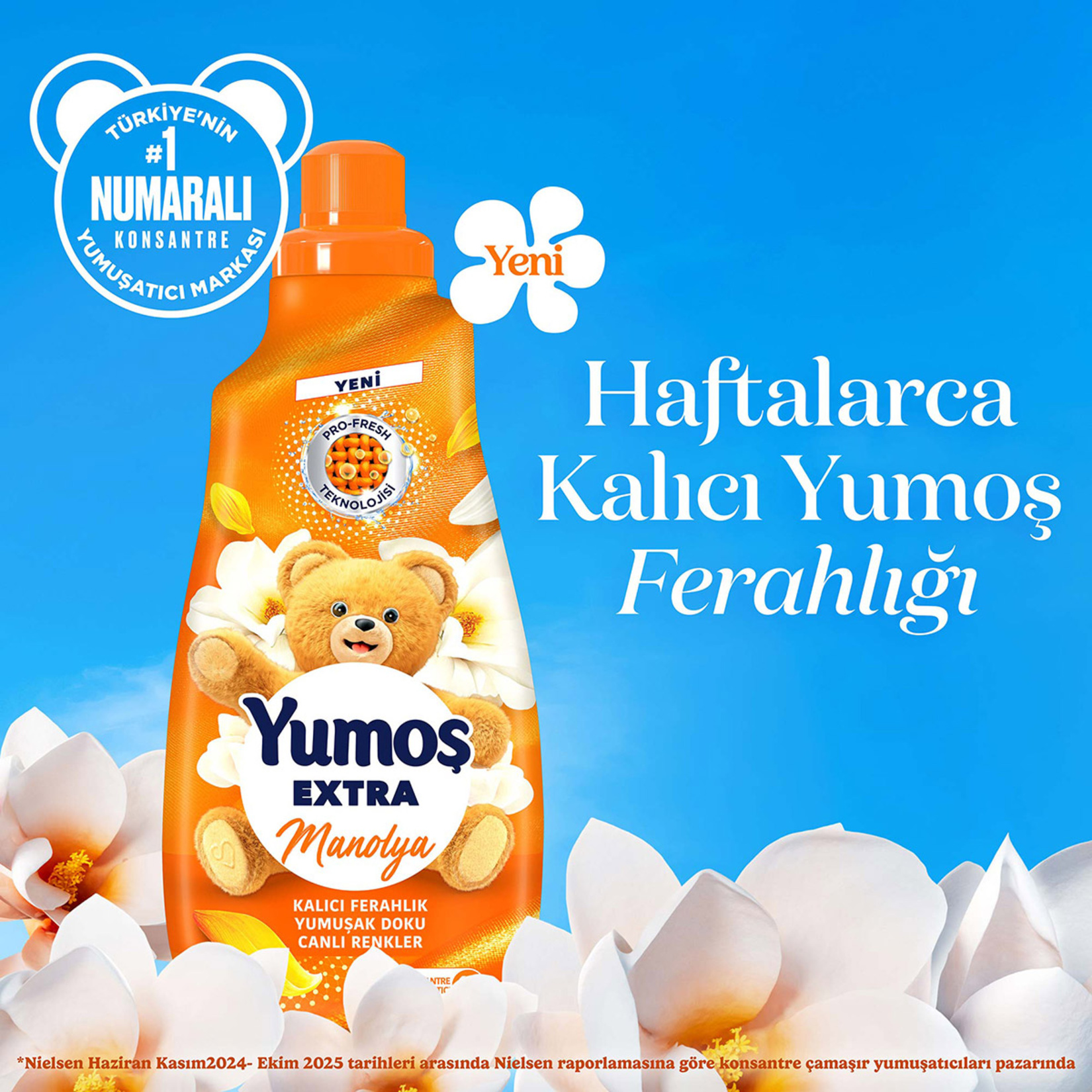 Yumoş Extra Konsantre Çamaşır Yumuşatıcı Manolya 1440 Ml - Görsel 4