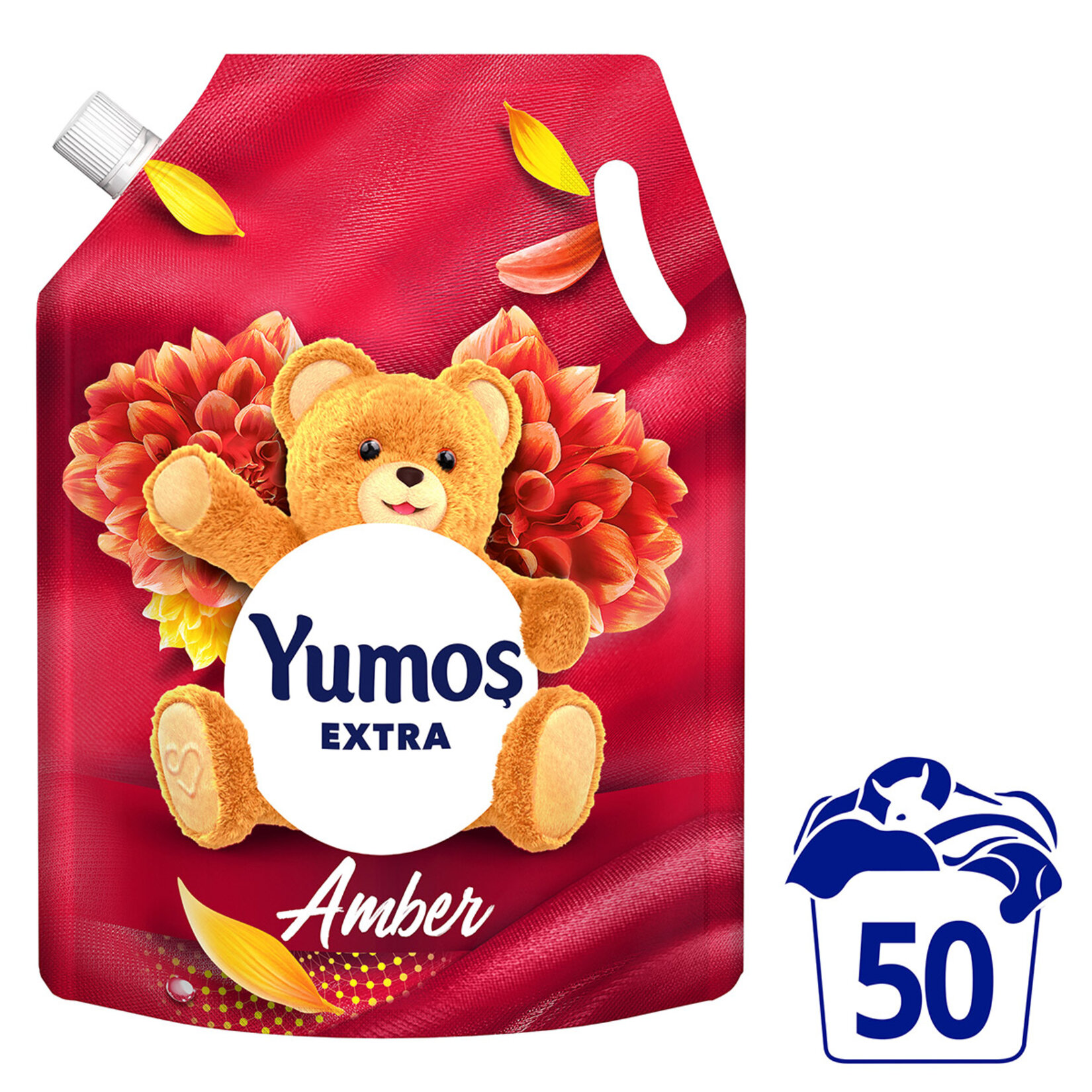 Yumoş Extra Amber Konsantre Yumuşatıcı Pouch 1200 Ml - Görsel 2