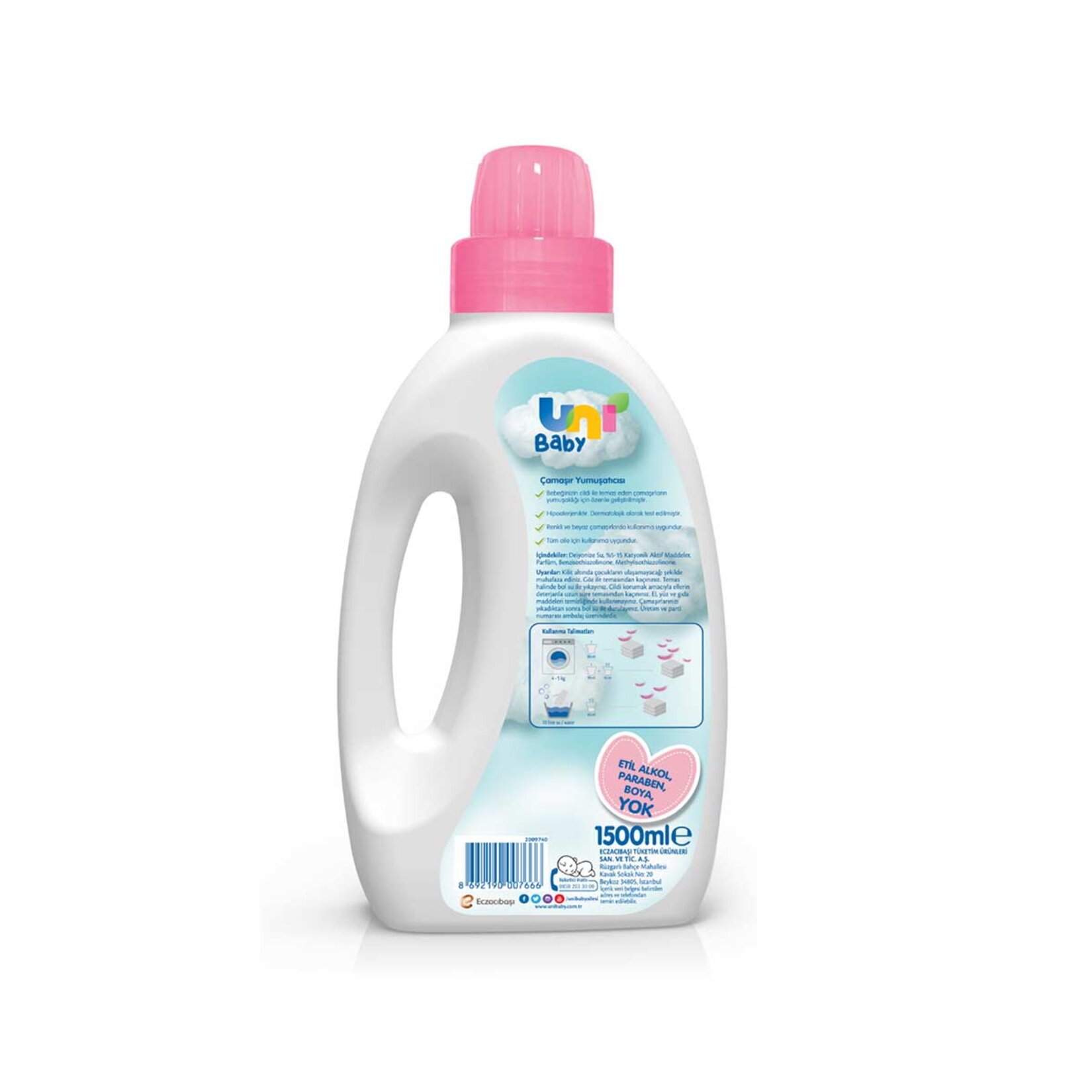 Uni Baby Çamaşır Yumuşatıcı 1500 Ml - Görsel 2