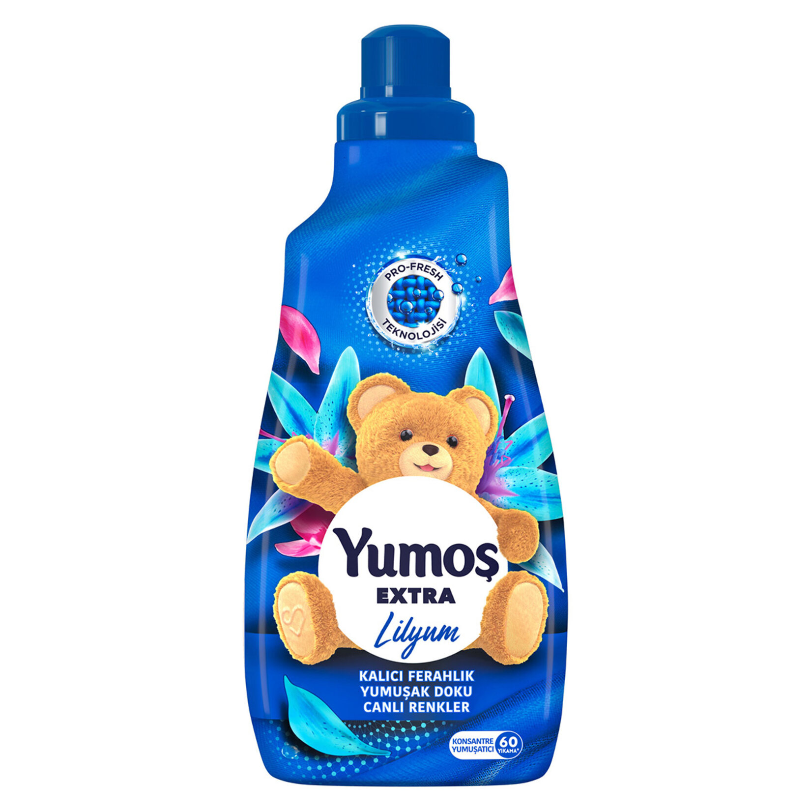 Yumoş Extra Konsantre Çamaşır Yumuşatıcısı Lilyum 1440 ML 60 Yıkama - Görsel 1