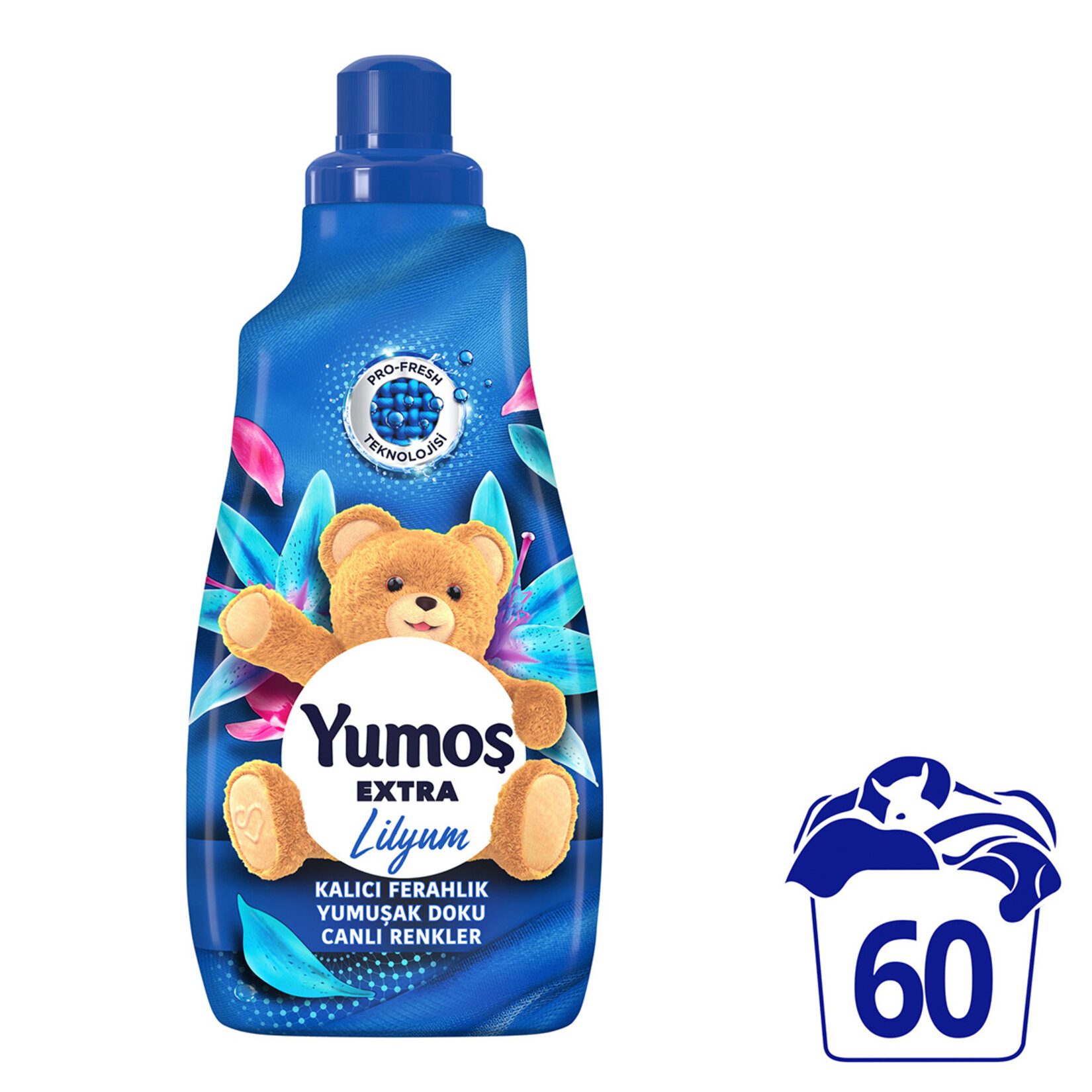 Yumoş Extra Konsantre Çamaşır Yumuşatıcısı Lilyum 1440 ML 60 Yıkama - Görsel 2