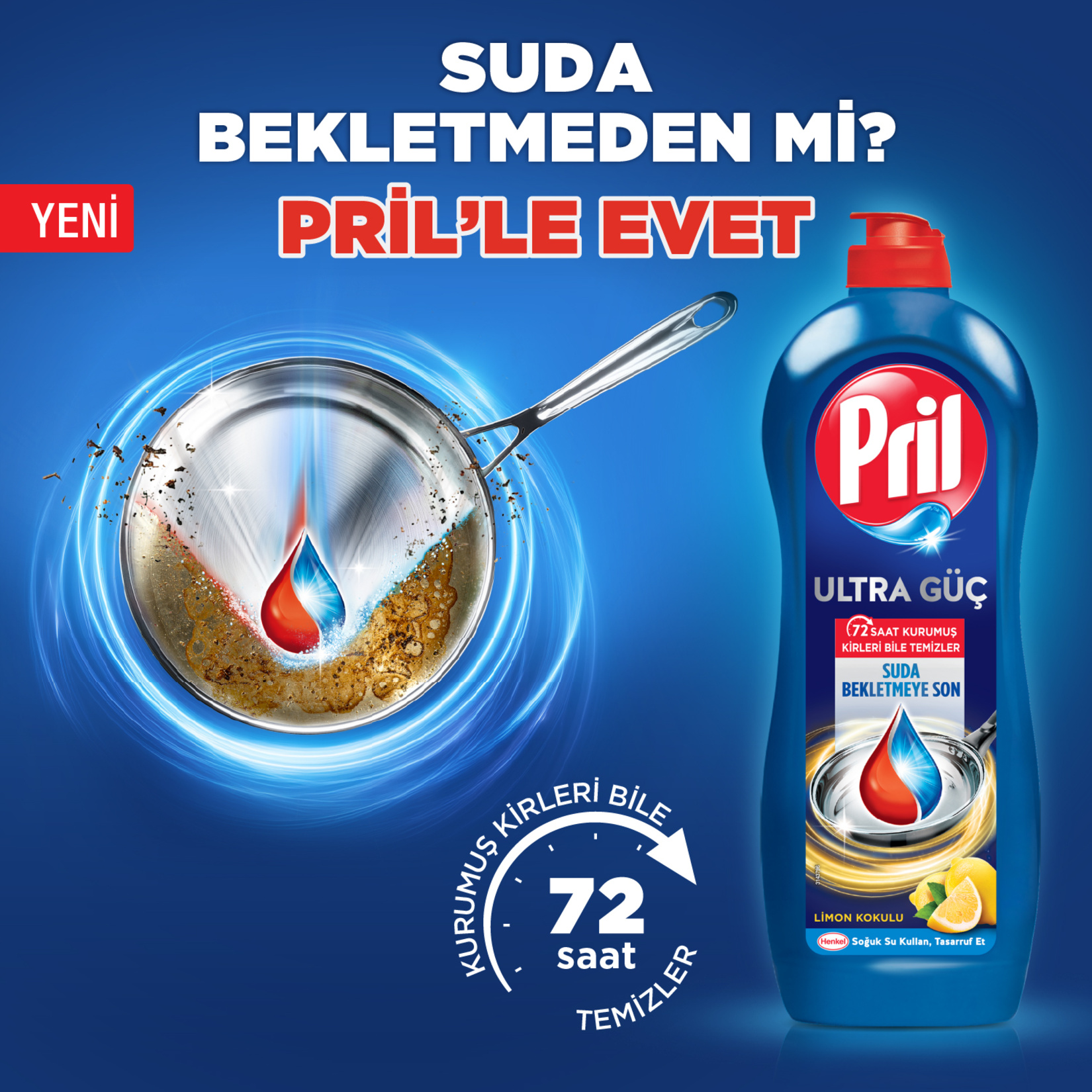 Pril Power 5 Etki Limon 653 Ml - Görsel 2