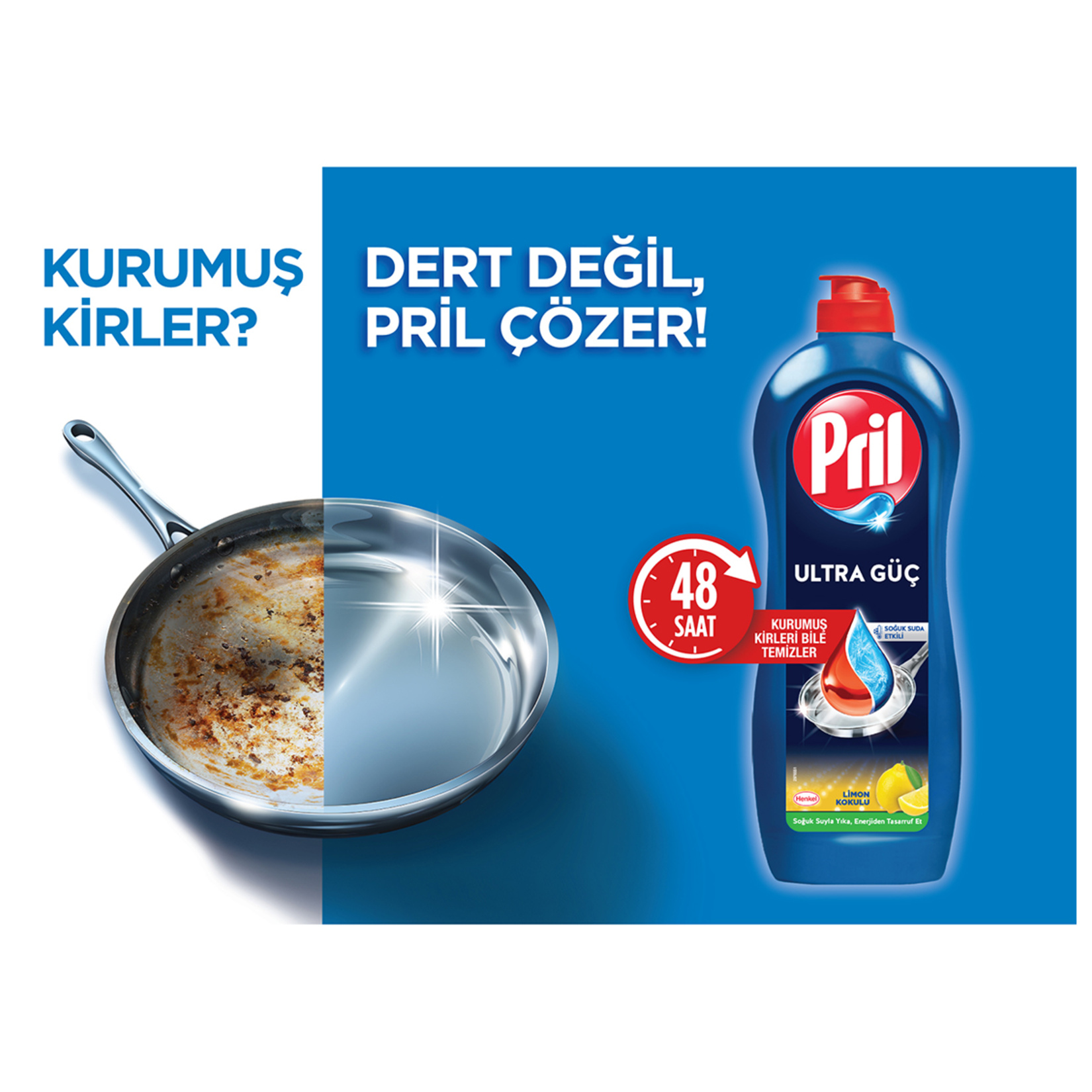 Pril Power 5 Etki Limon 1.306 L - Görsel 2