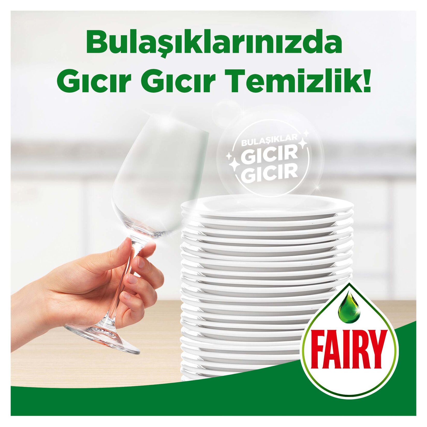 Fairy Temiz & Ferah Elma Kokulu Elde Yıkama 1.5 L - Görsel 5