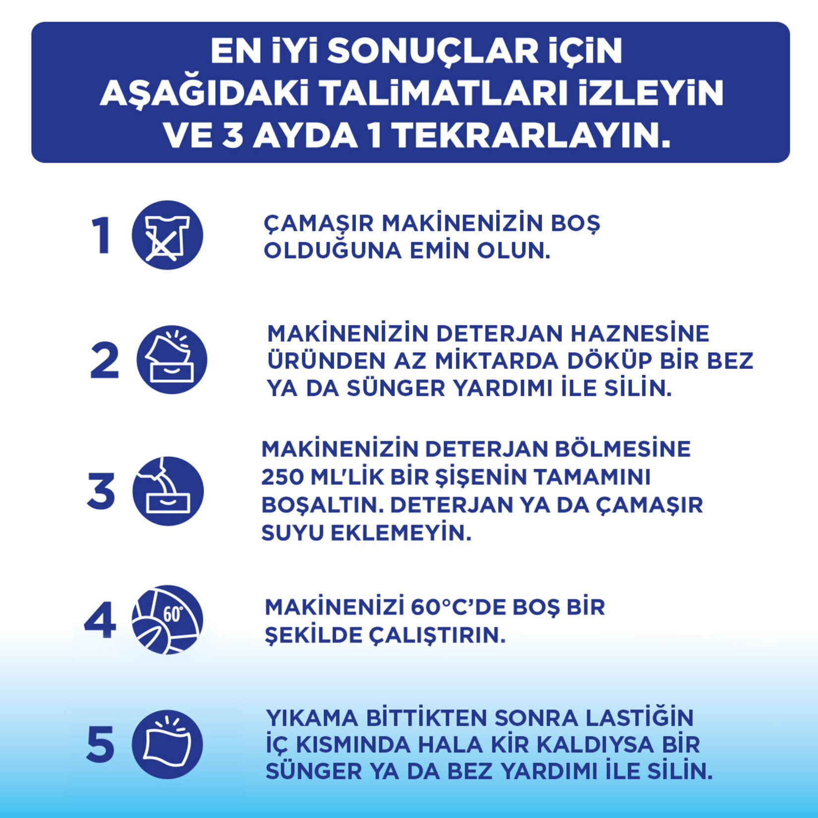 Marc Çamaşır Makinesi Temizleyici Tekli 250 Ml - Görsel 5