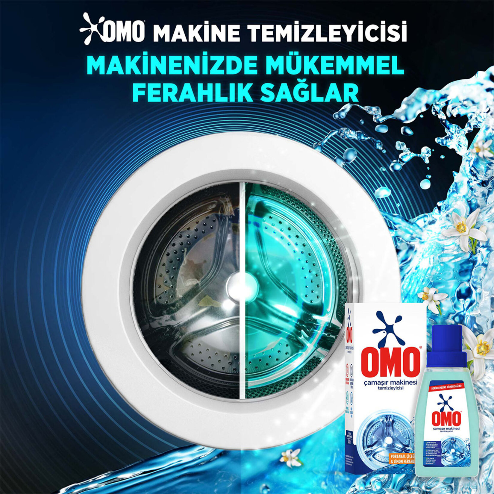 Omo Çamaşır Makinesi Temizleyicisi Derinlemesine Hijyen 200 ml - Görsel 4