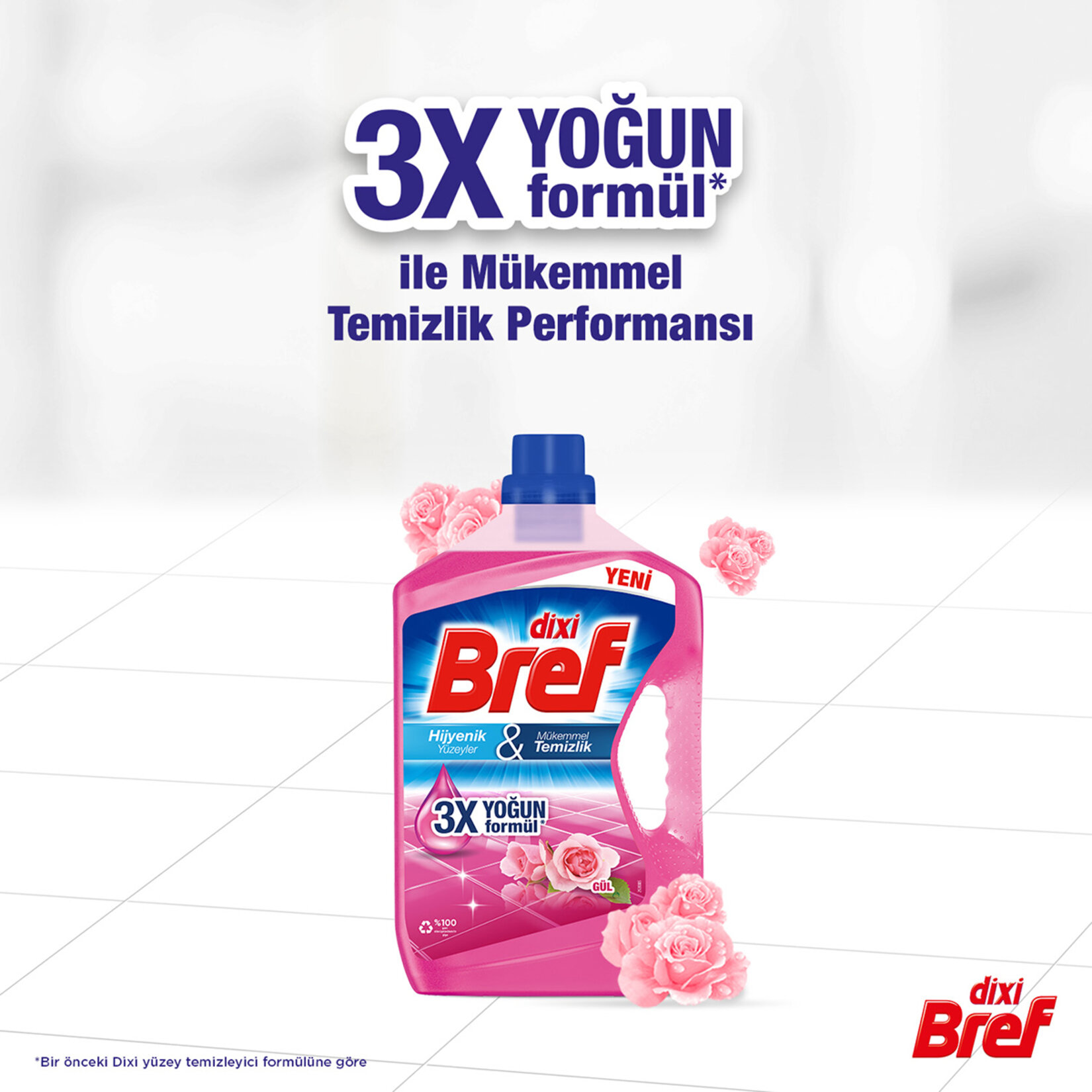Dixi Bref Gül Yüzey Temizleyici 2.5 L - Görsel 3
