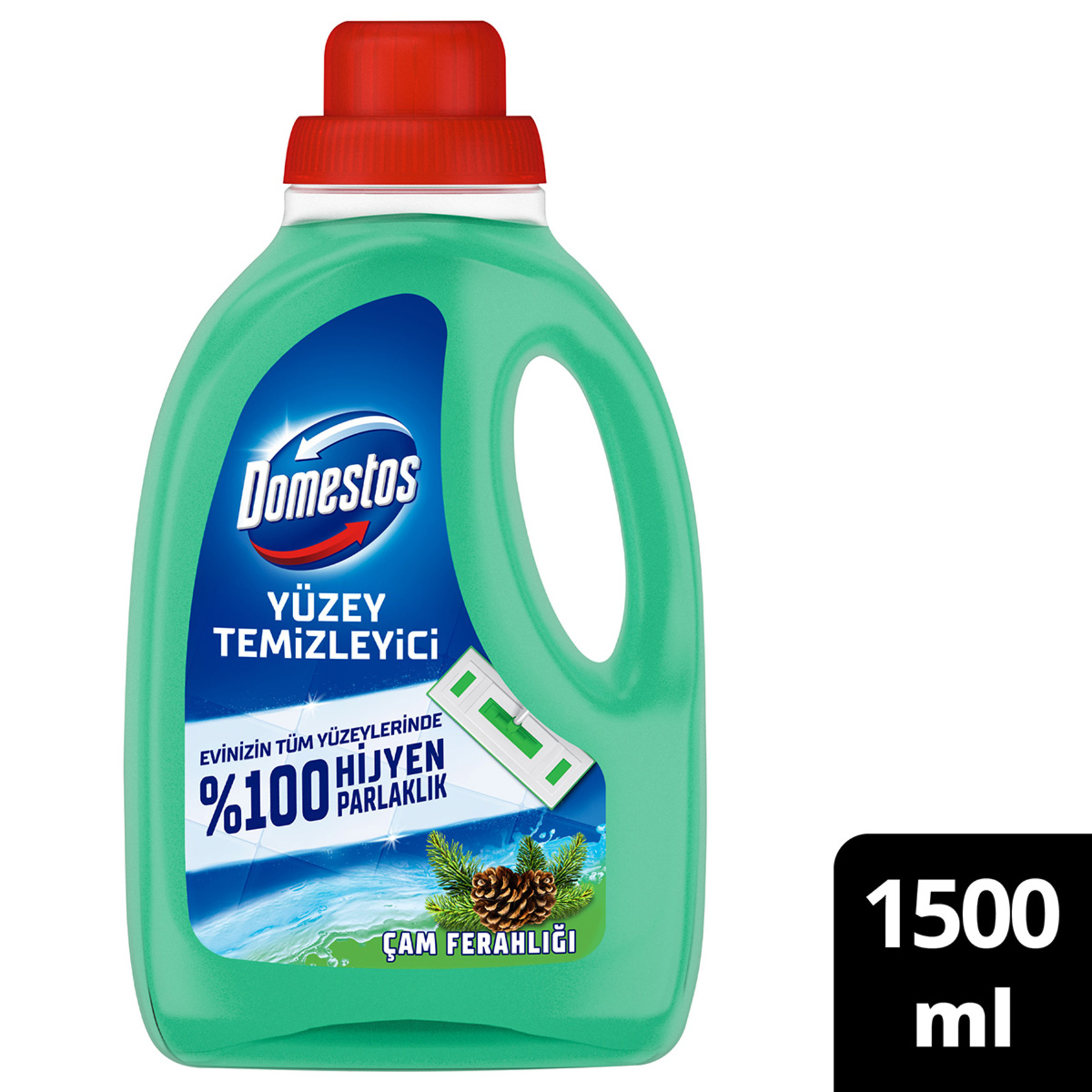 Domestos Yoğun Kıvamlı Yüzey Temizleyici Çam Ferahlığı 1500 Ml - Görsel 2