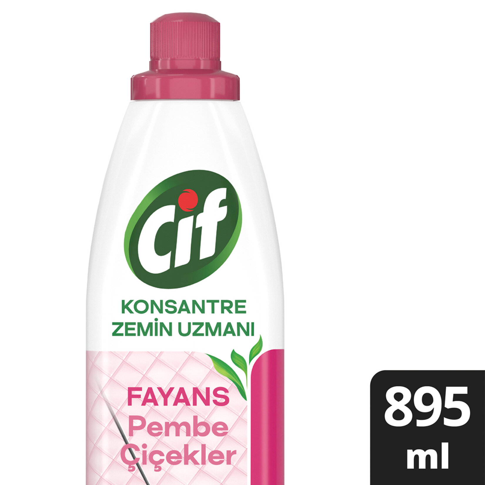 Cif Konsantre Zemin Uzmanı Fayans Pembe Çiçek 895 Ml - Görsel 2