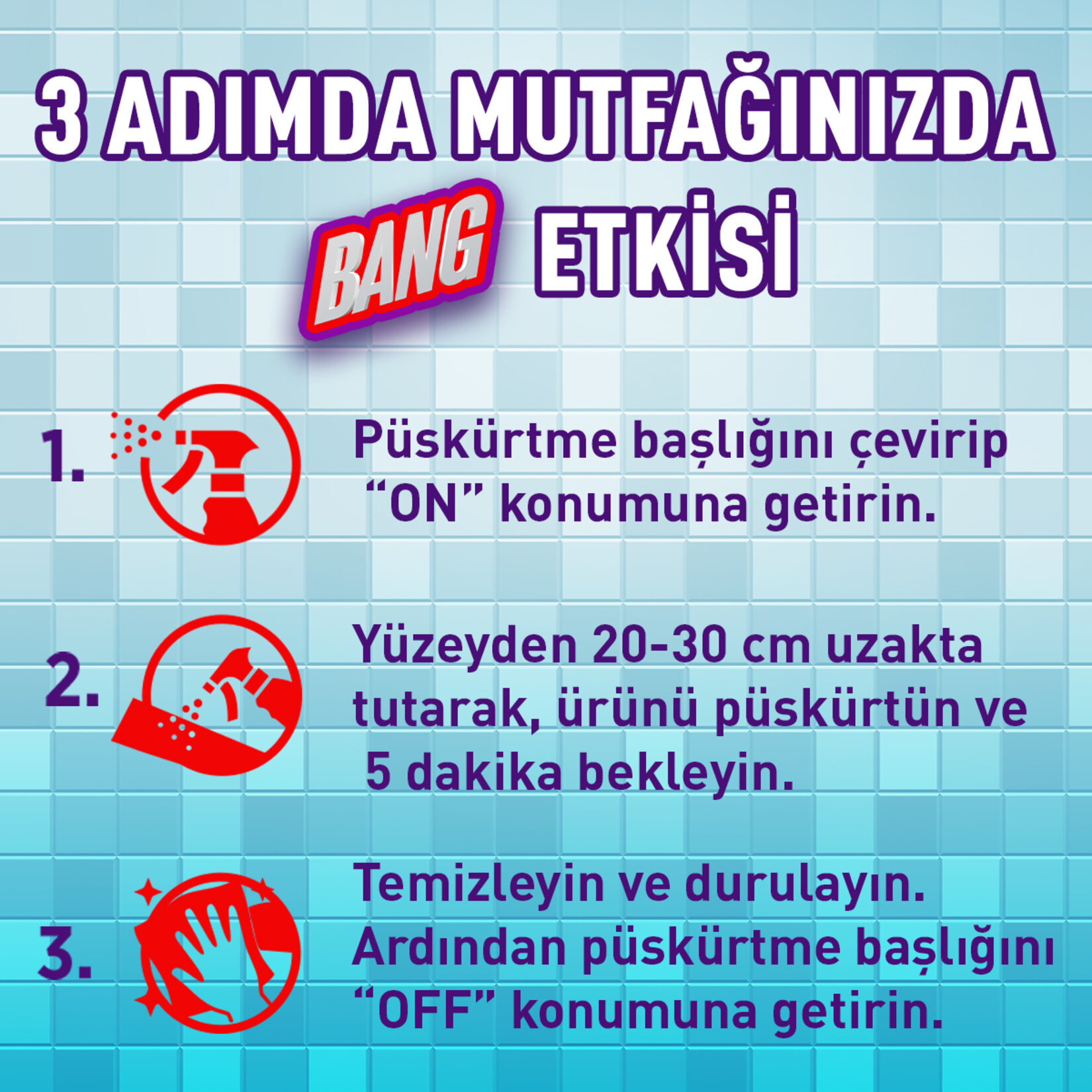 Cillit Bang Dezenfektan Mutfak Temizleyici Sprey 750 Ml - Görsel 2