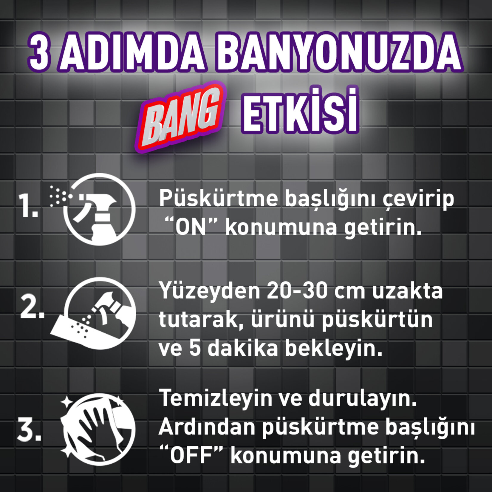 Cillit Bang Dezenfektan Banyo Temizleyici Sprey 750 Ml - Görsel 2