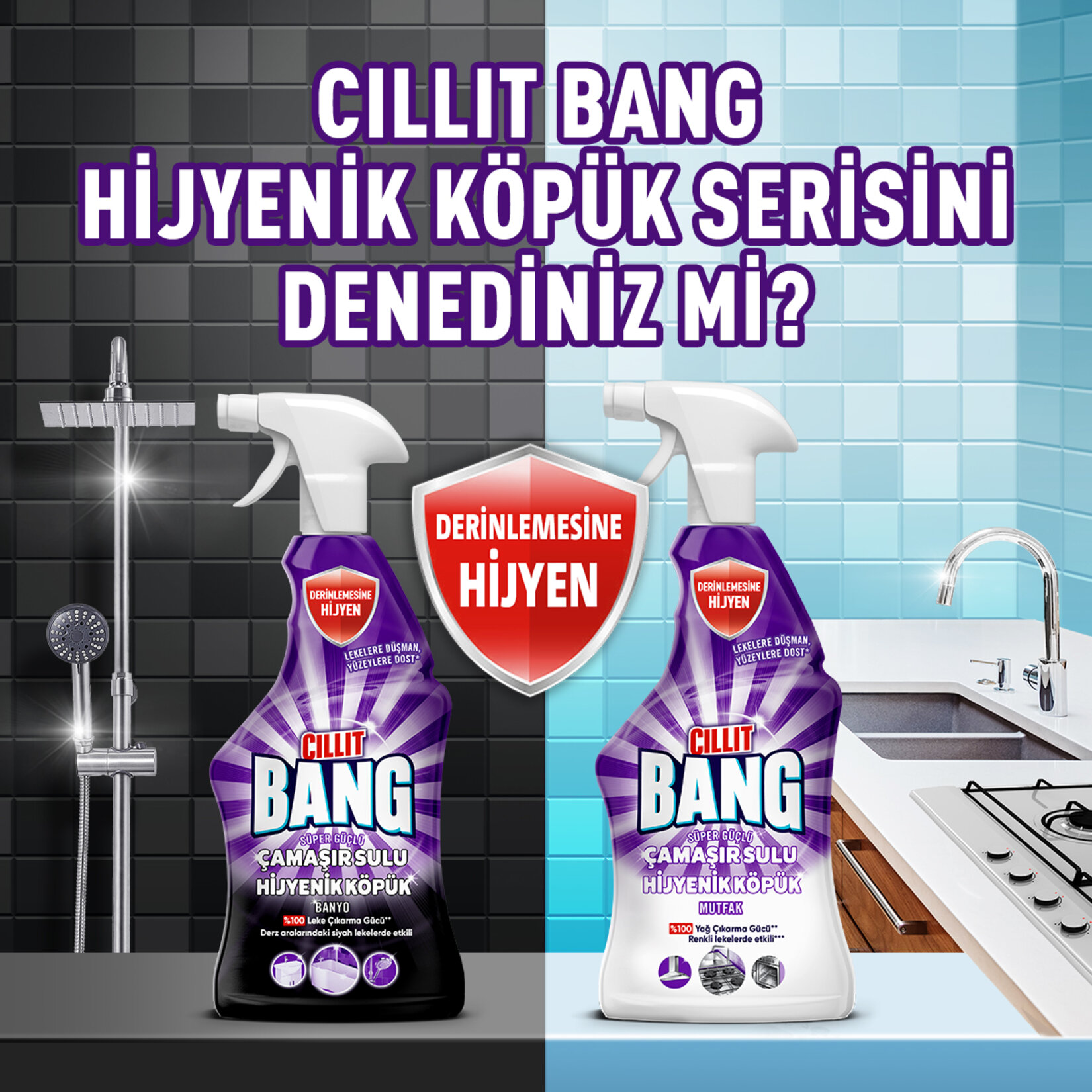 Cillit Bang Dezenfektan Banyo Temizleyici Sprey 750 Ml - Görsel 5