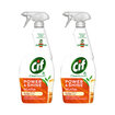 Cif Power & Shine Sprey Mutfak Yağ Çözücü 2 x 750 Ml - Görsel 2