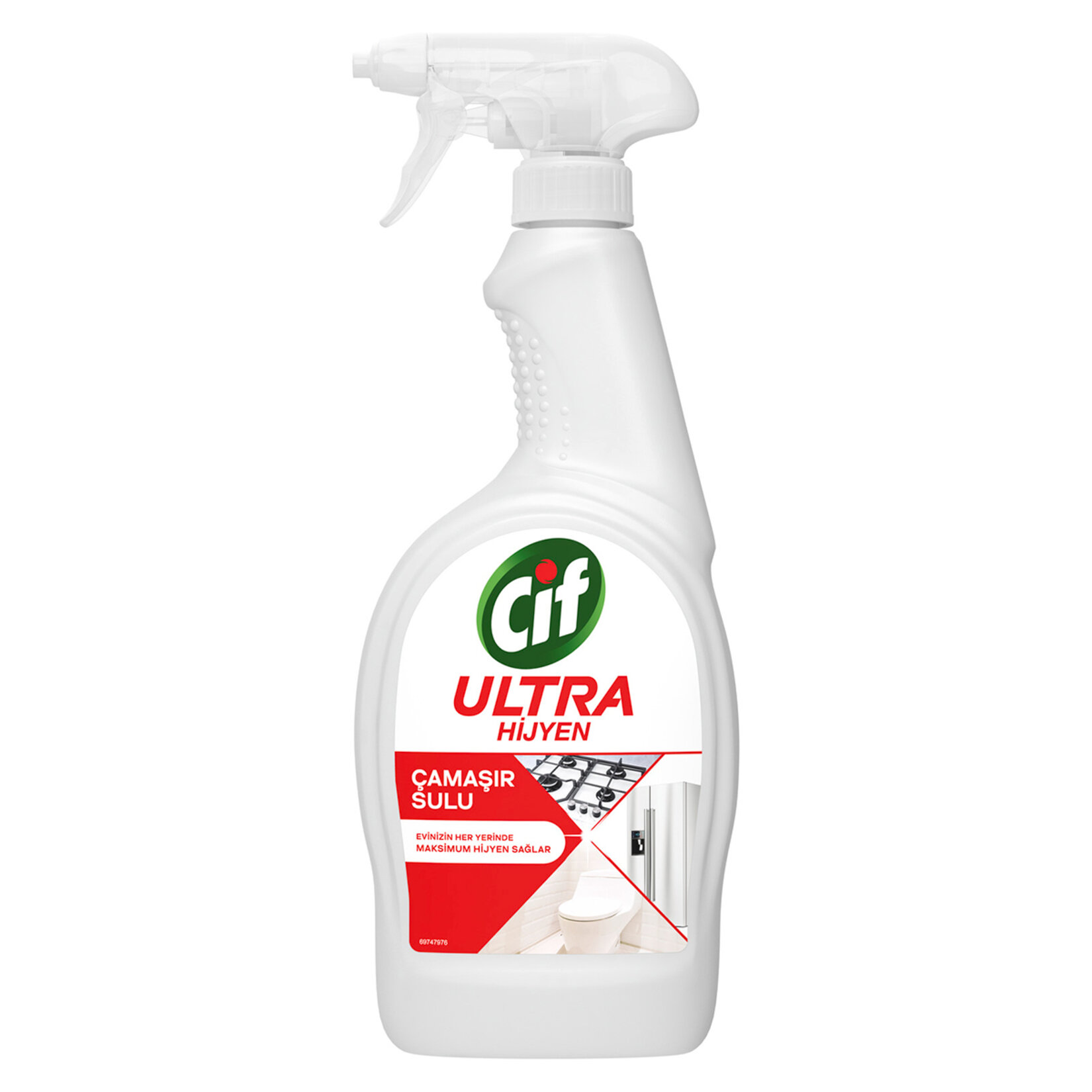 Cif Sprey Ultra Hijyen Çamaşır Suyu Katkılı 750 Ml - Görsel 1