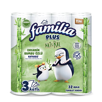 Familia Plus Natural Tuvalet Kağıdı 32'li