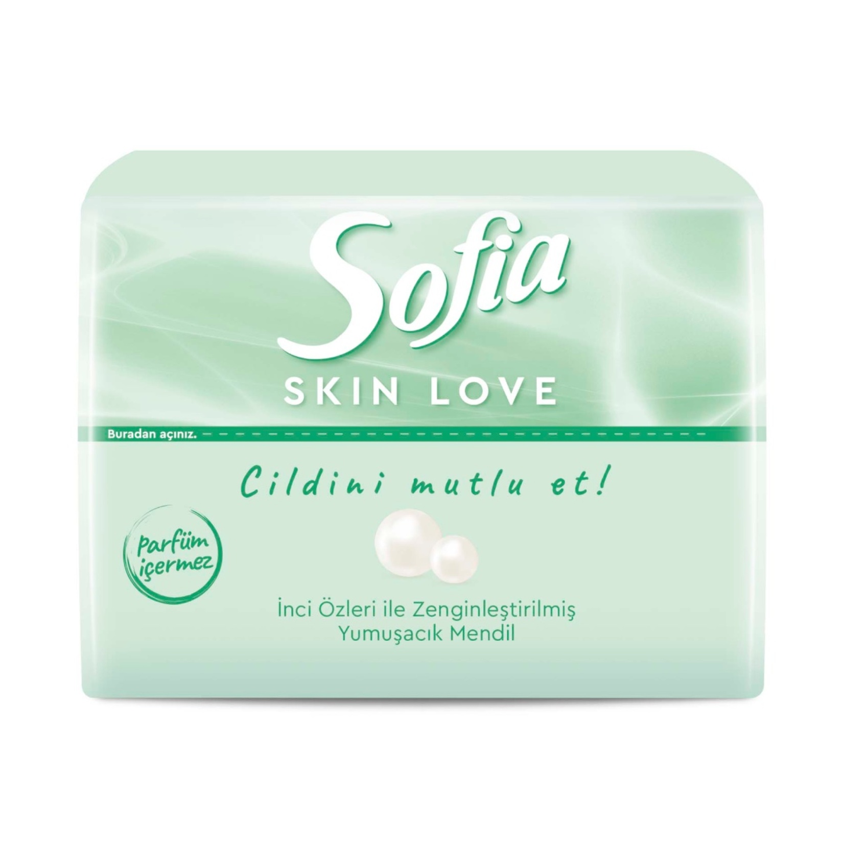 Sofia Skin Love Mendil 100'lü - Görsel 1