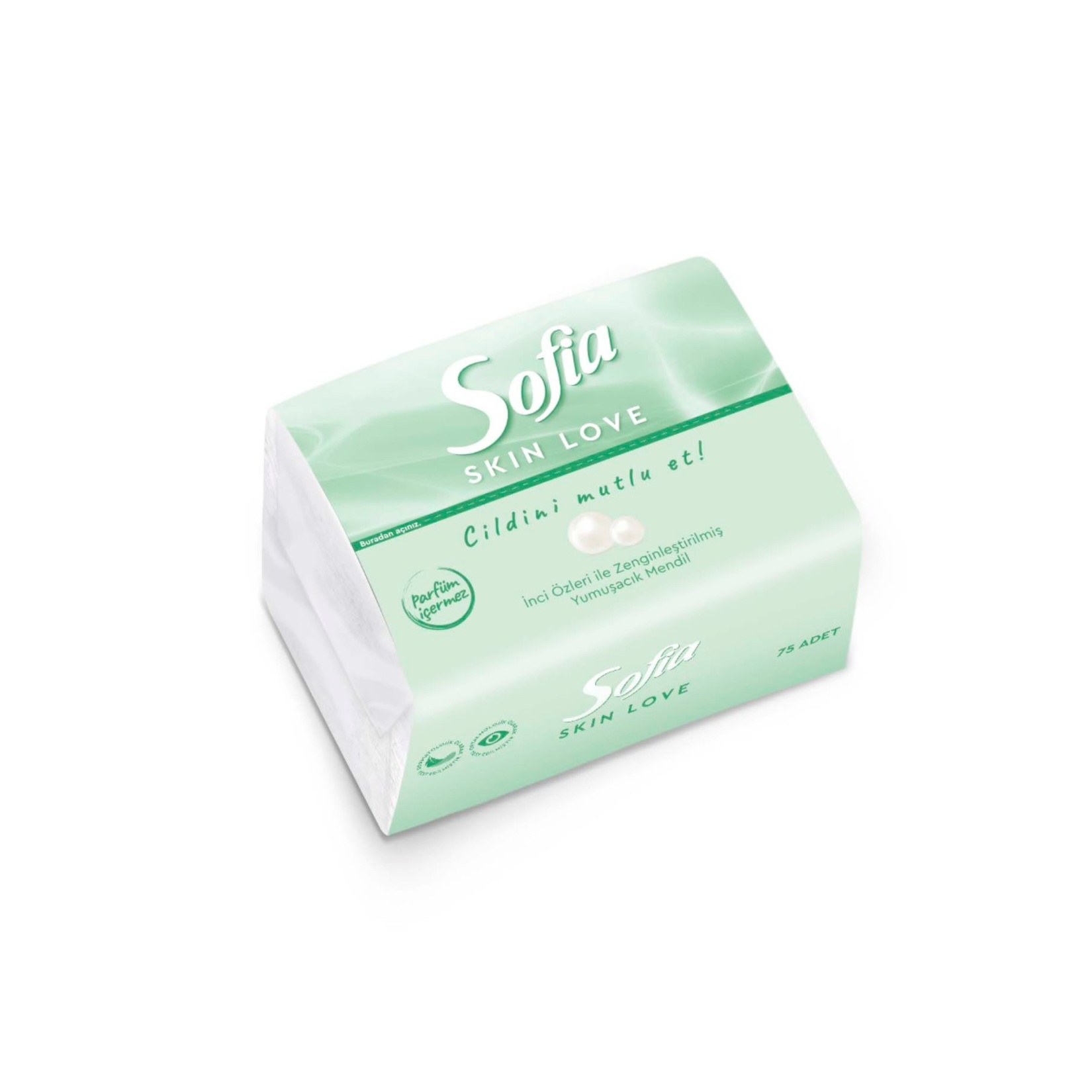 Sofia Skin Love Mendil 100'lü - Görsel 2
