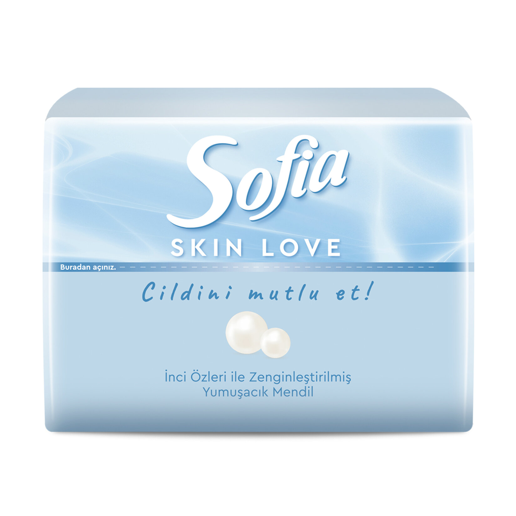 Sofia Skin Love Mini Mendil 75'li - Görsel 1