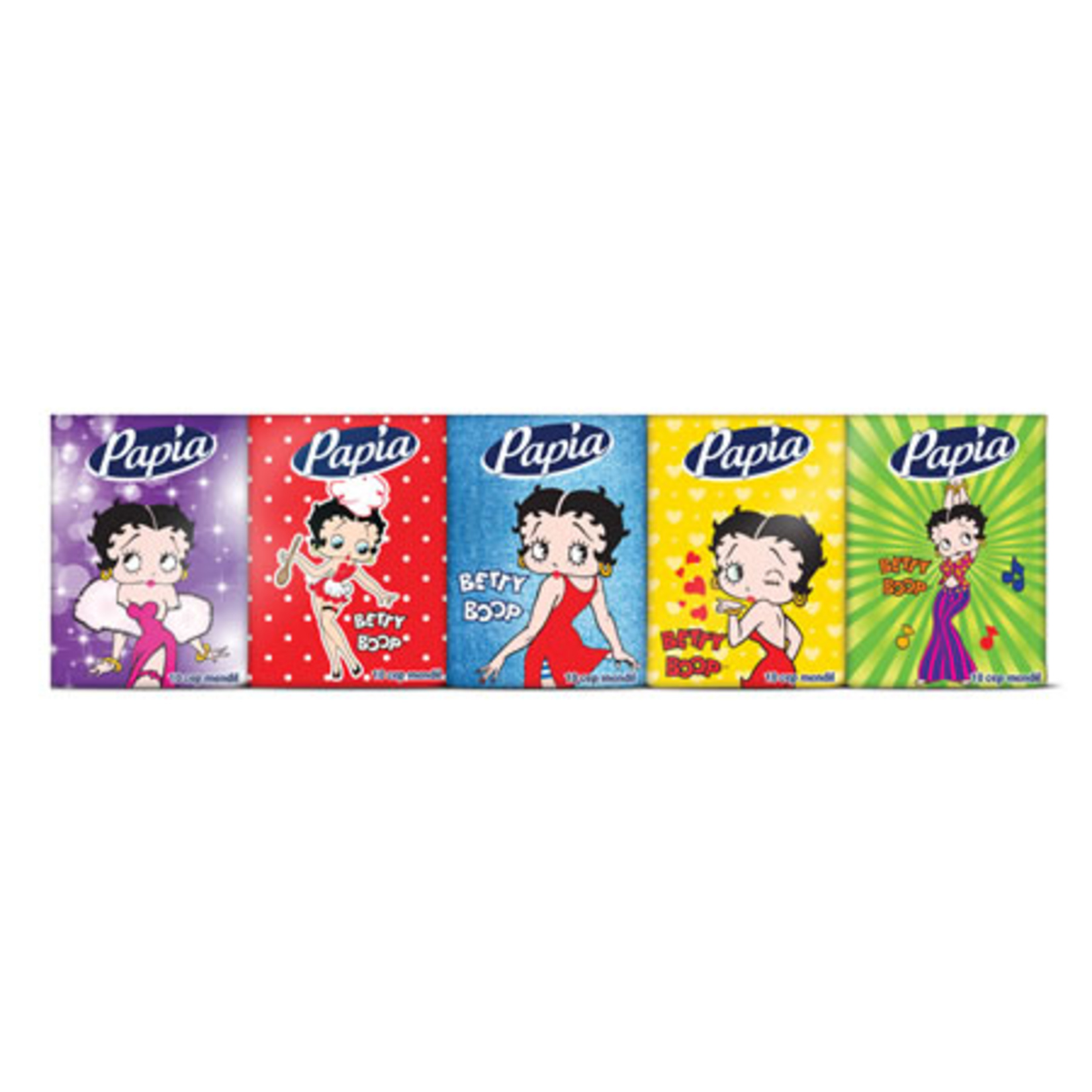 Papia Mendil Betty Boop 10'Lu
