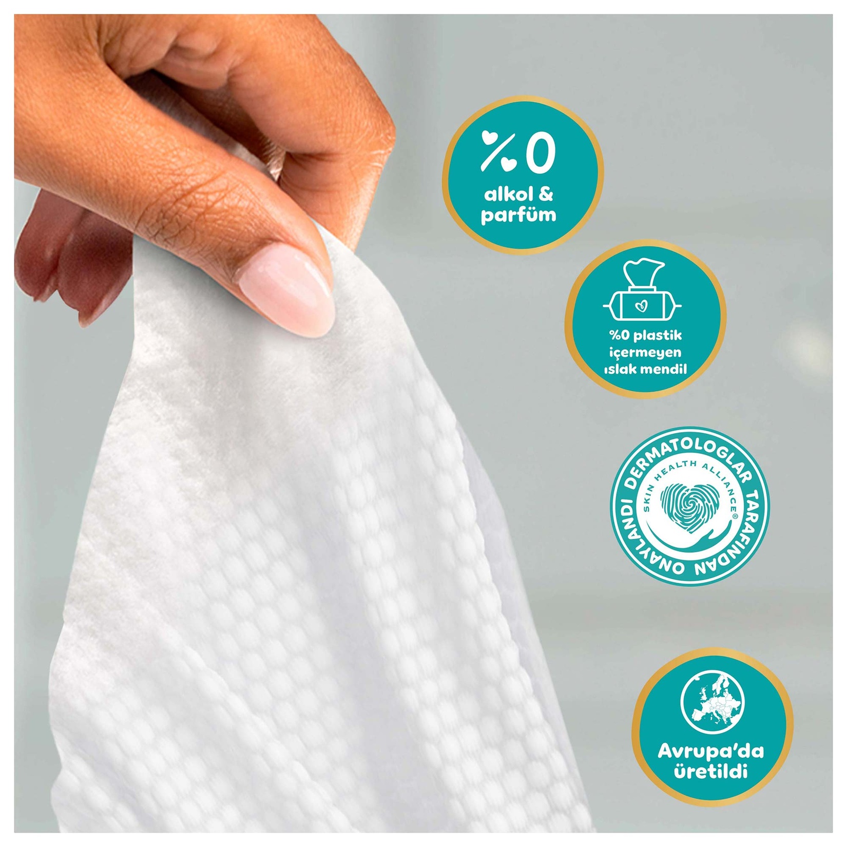 Prima Pampers Aqua Soft Touch Islak Havlu 60'lı - Görsel 5