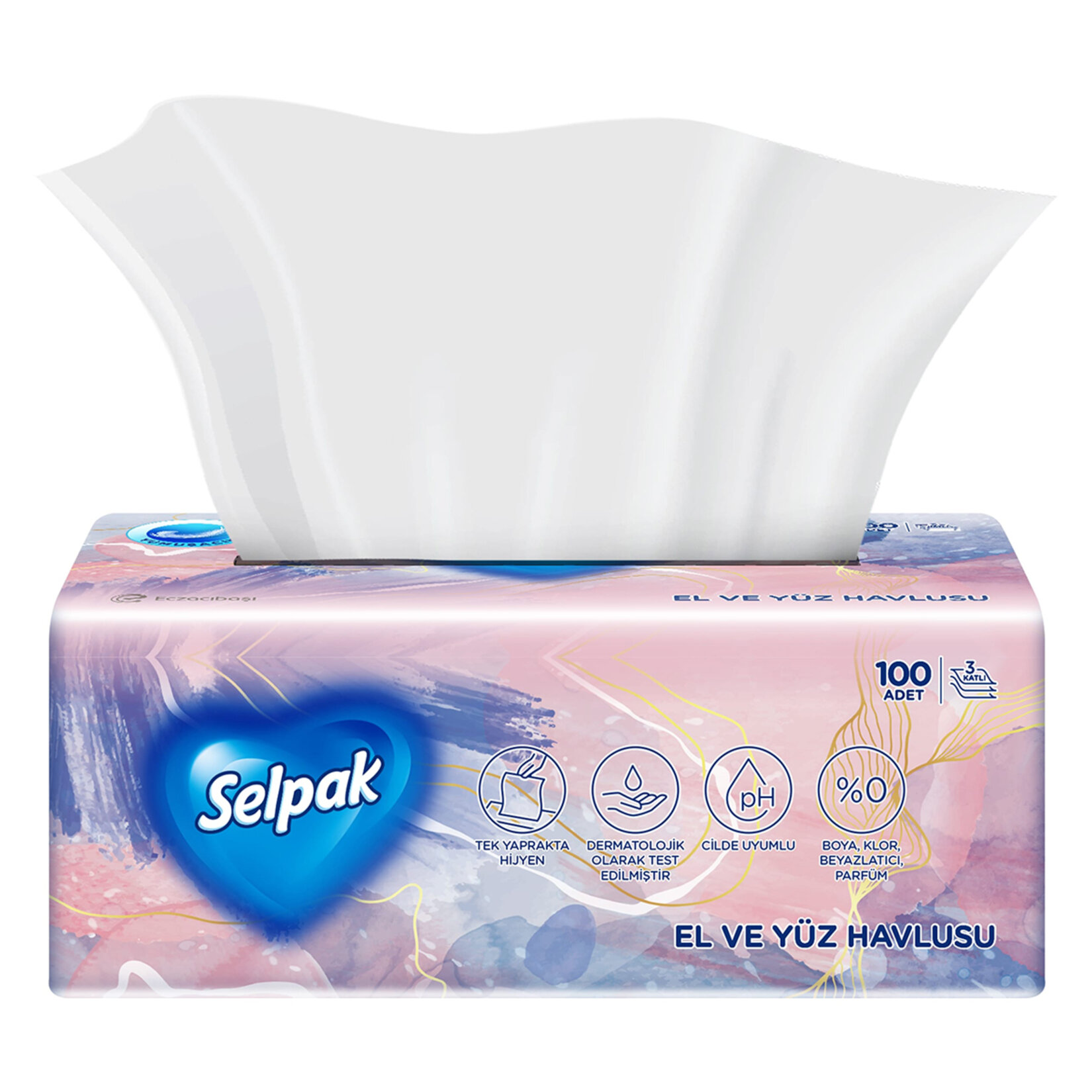 Selpak El Yüz Havlusu 100'lü - Görsel 2