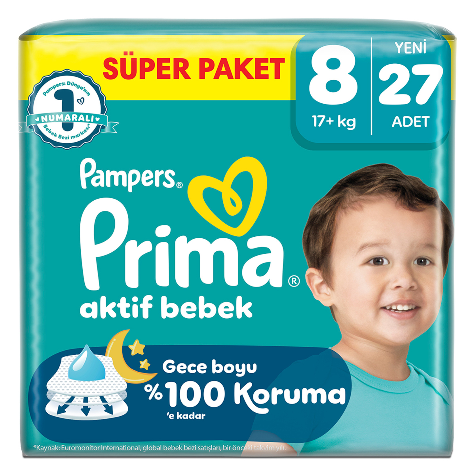 Prima Aktif Bebek Süper Paket 8 Beden 27'li
