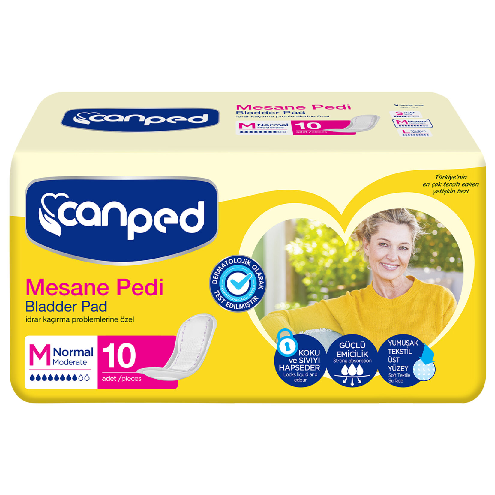 Canped Mesane Pedi Normal 10'lu