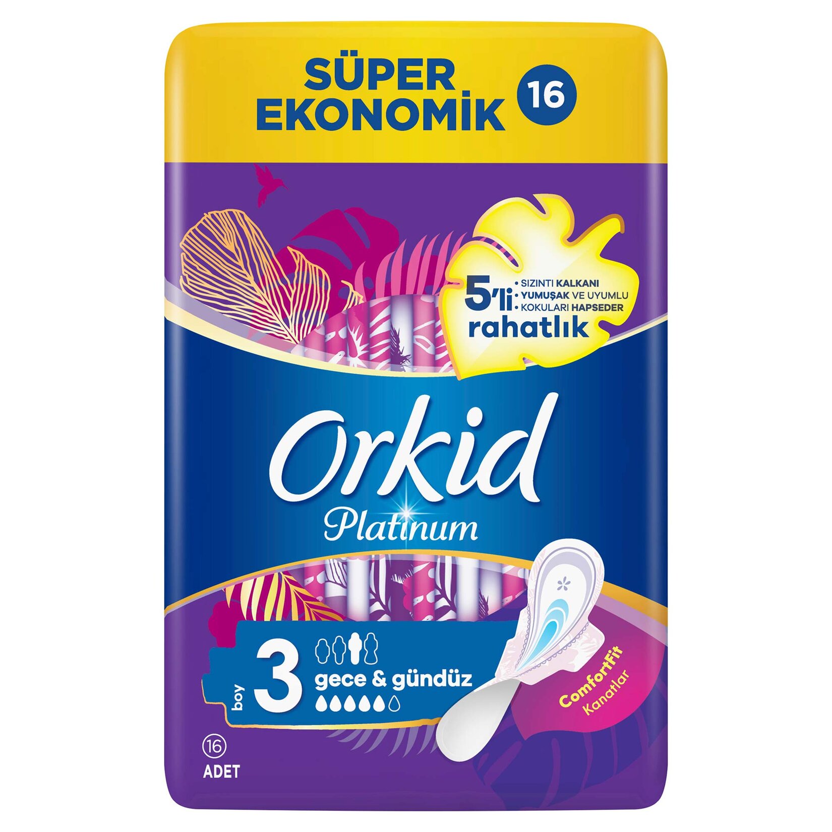 Orkid Platinum Gece Süper Ekonomik 16'lı - Görsel 1