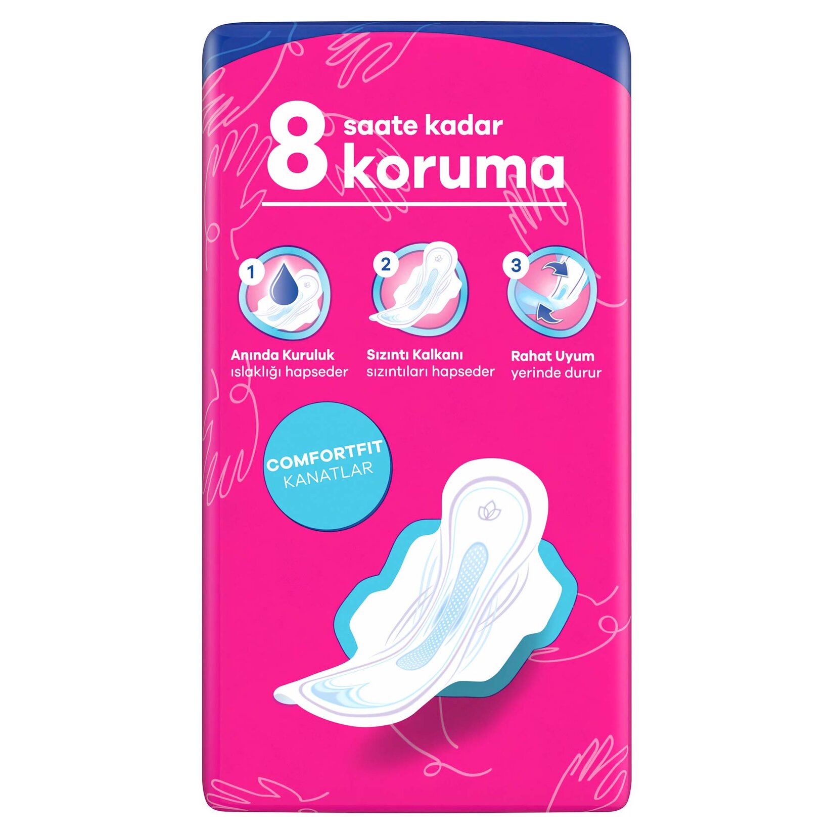 Orkid Ultra Ekstra Uzun Ped 28'li - Görsel 9