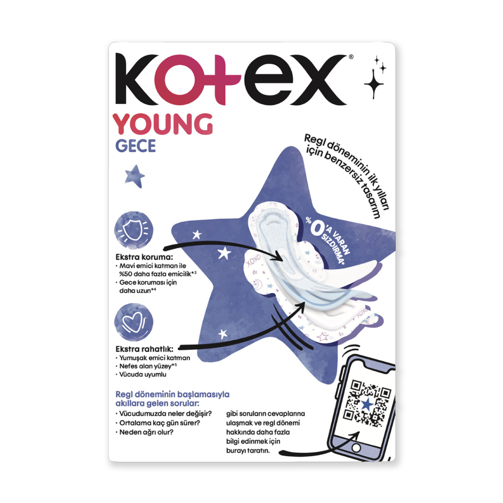 Kotex Young Ultra Süper Ekonomik Paket Gece 16'lı - Görsel 2