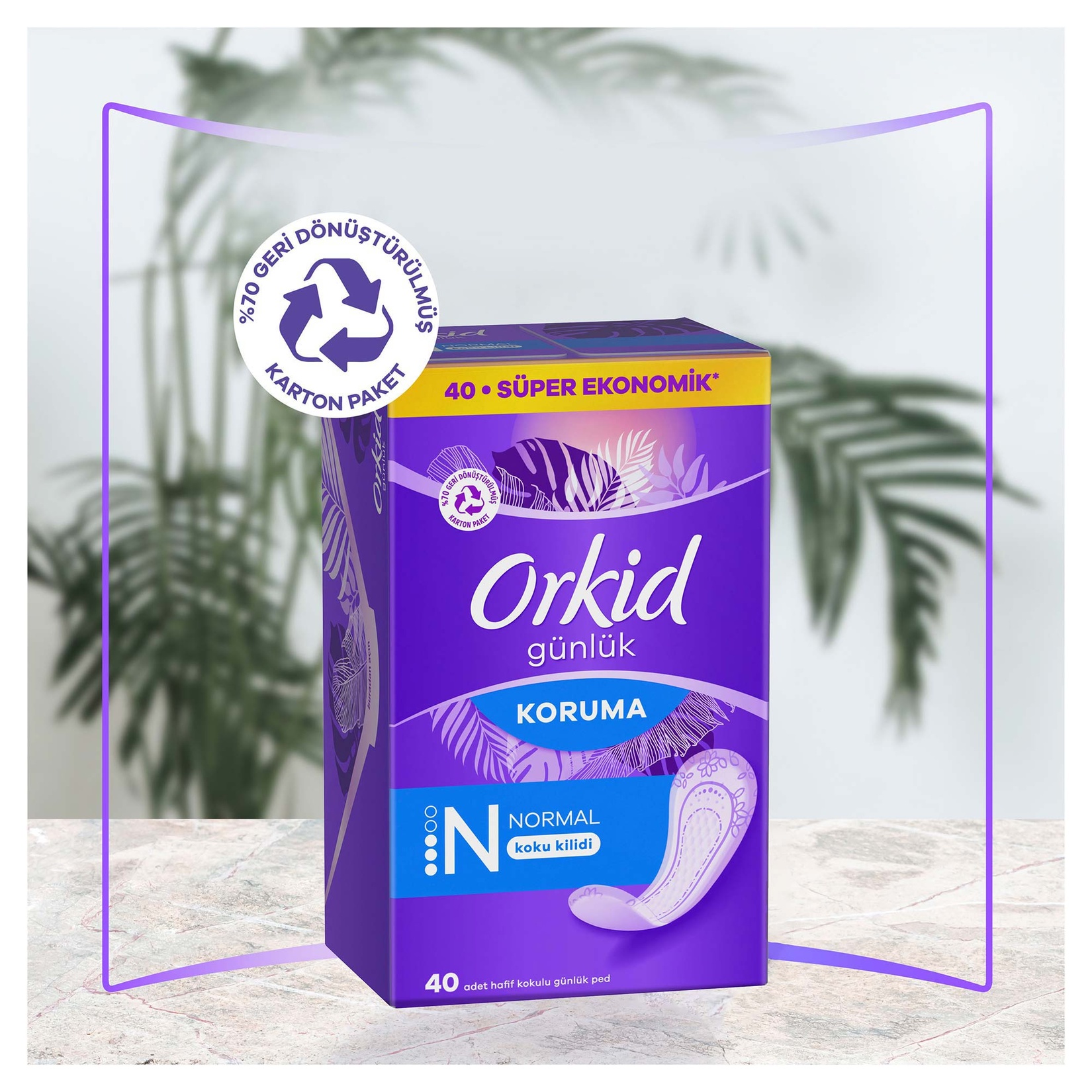 Orkid Günlük Koruma Ekonomik Normal 40'lı - Görsel 7