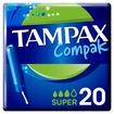 Tampax Compak Super Tampon Aplikatörlü 20'li - Görsel 1