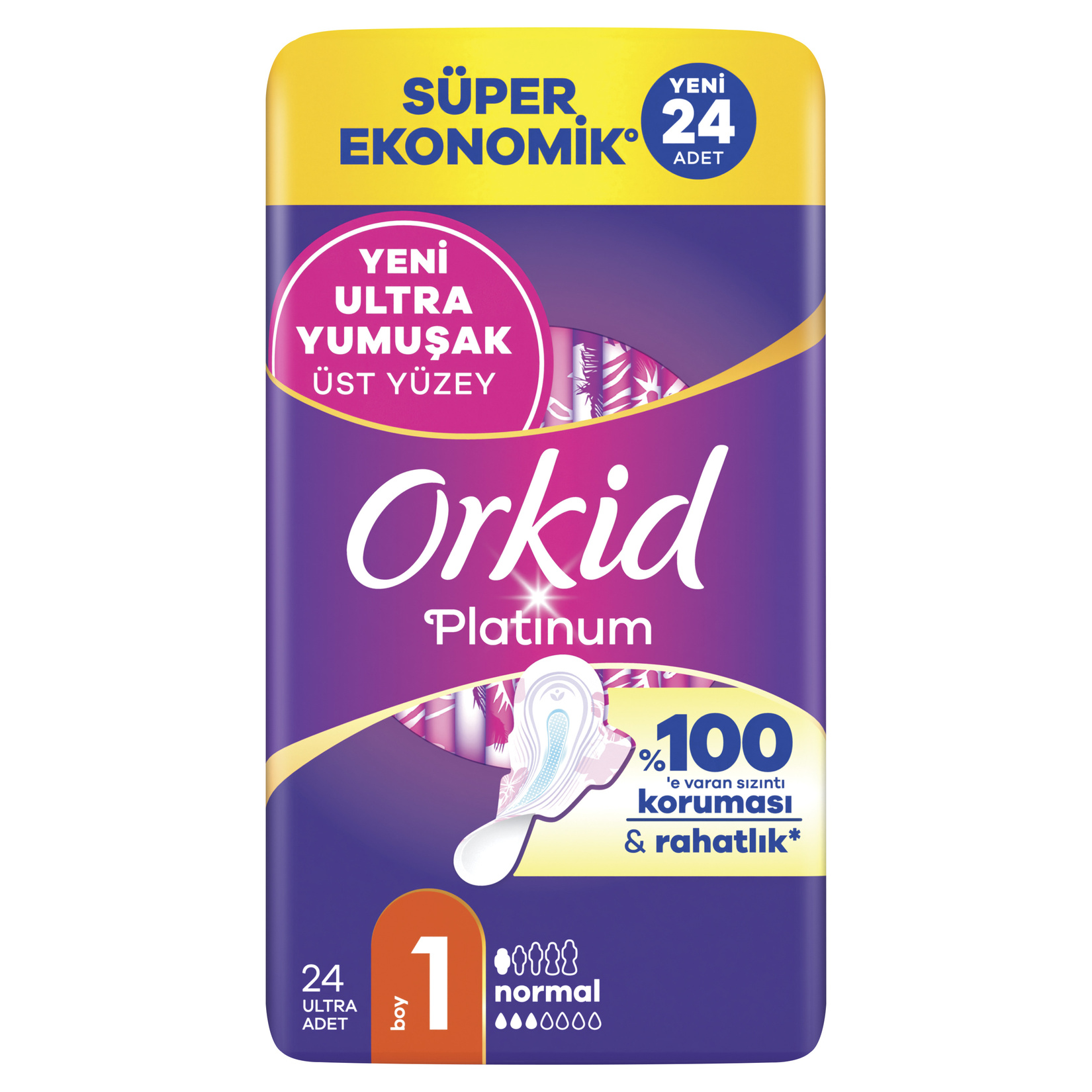Orkid Platinum Normal 24'lü - Görsel 1