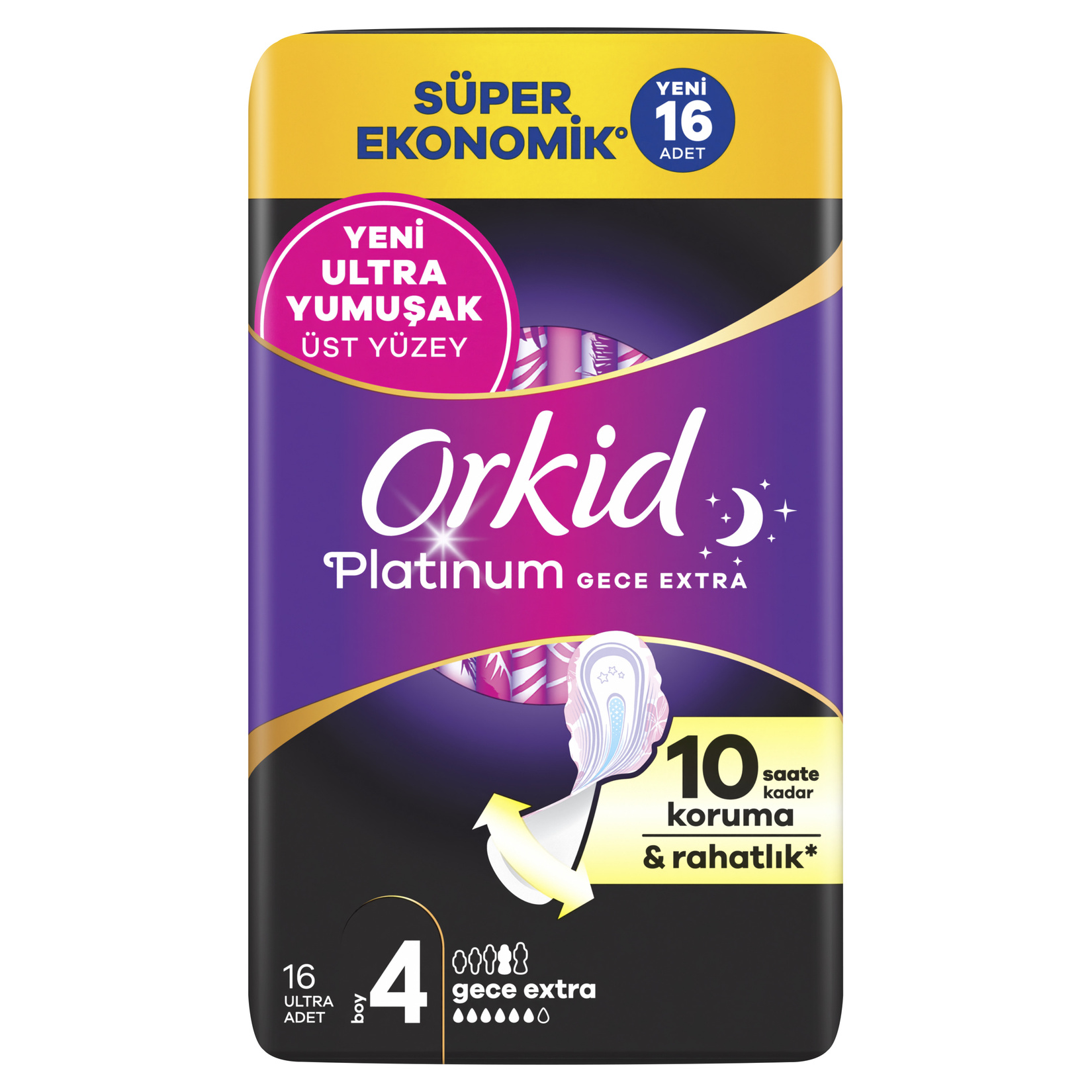 Orkid Platinum Gece Ekstra 16'lı - Görsel 1