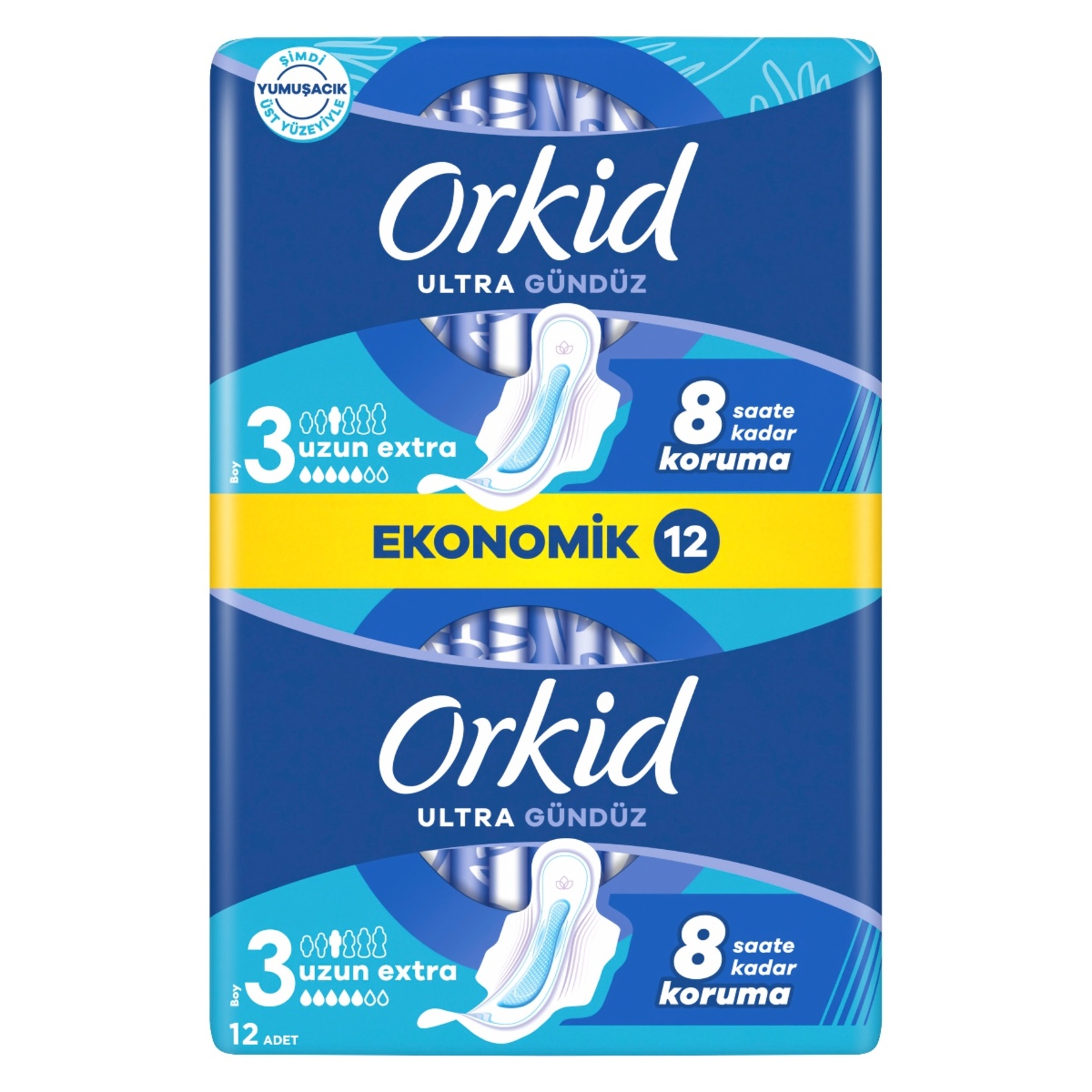 Orkid Ultra Ekstra Eko Paket Uzun Ekstra 12'li
