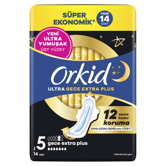 Orkid Ultra Gece Ekstra Plus 14'lü