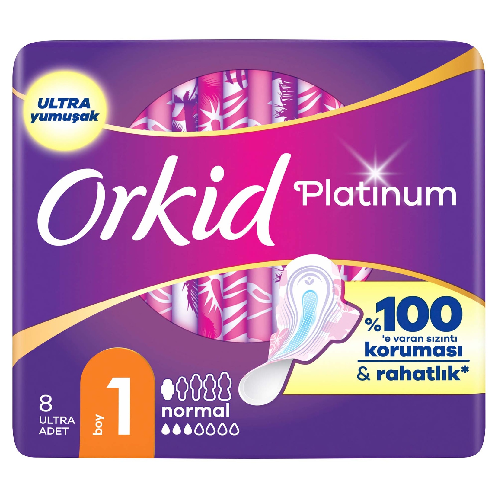 Orkid Platinum Normal Tekli 8'li - Görsel 1